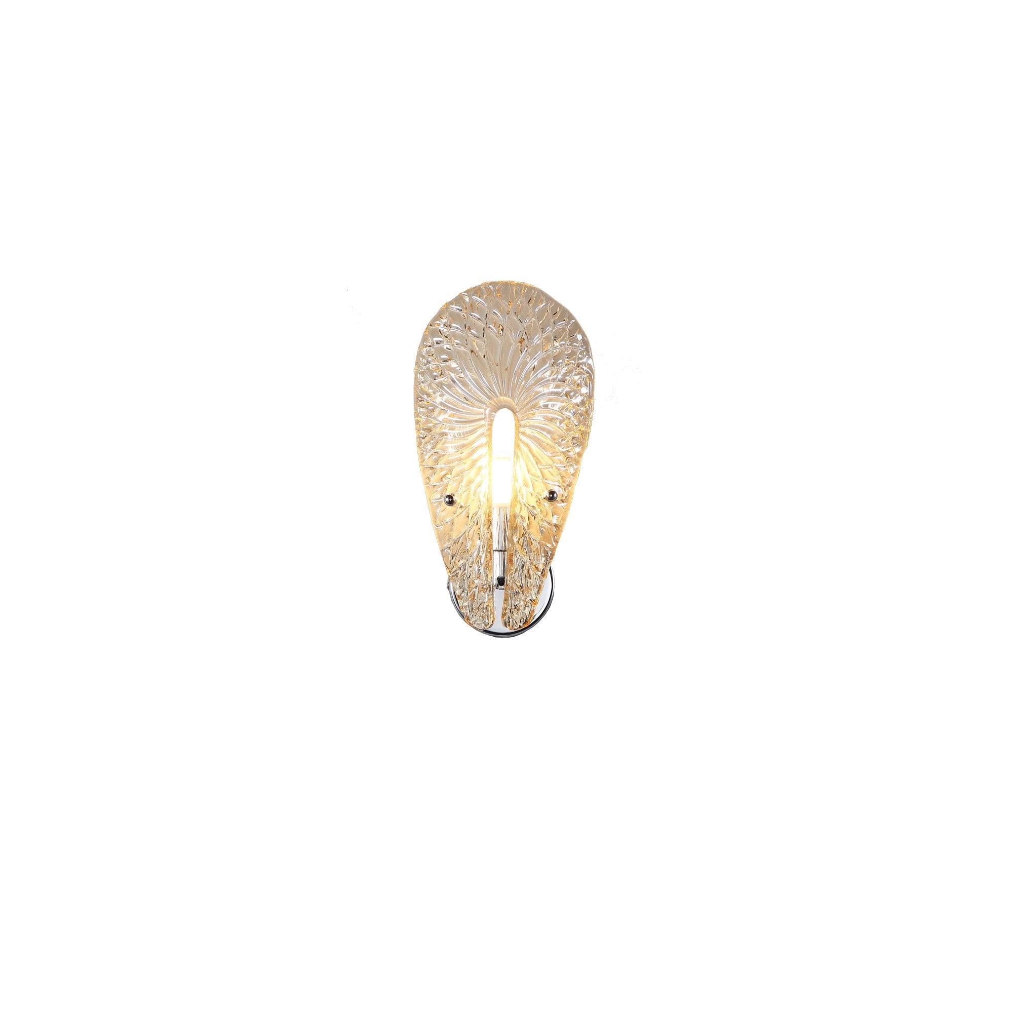 Alba  Tiered Oval Glass Sconce - Italian Concept - 