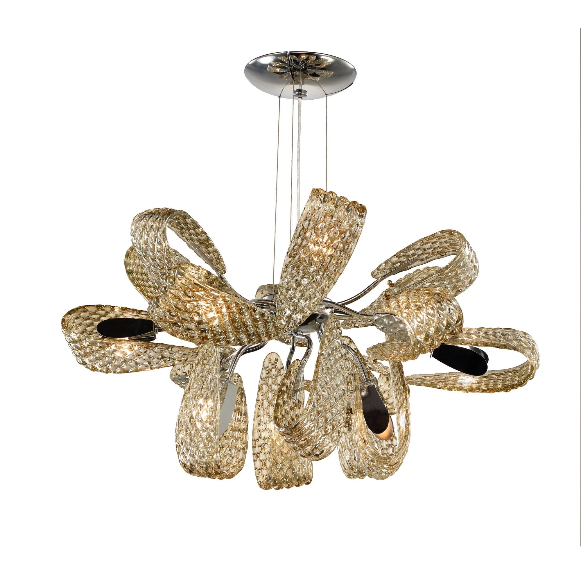 Bella Ropes Murano Glass Chandelier - Italian Concept - 