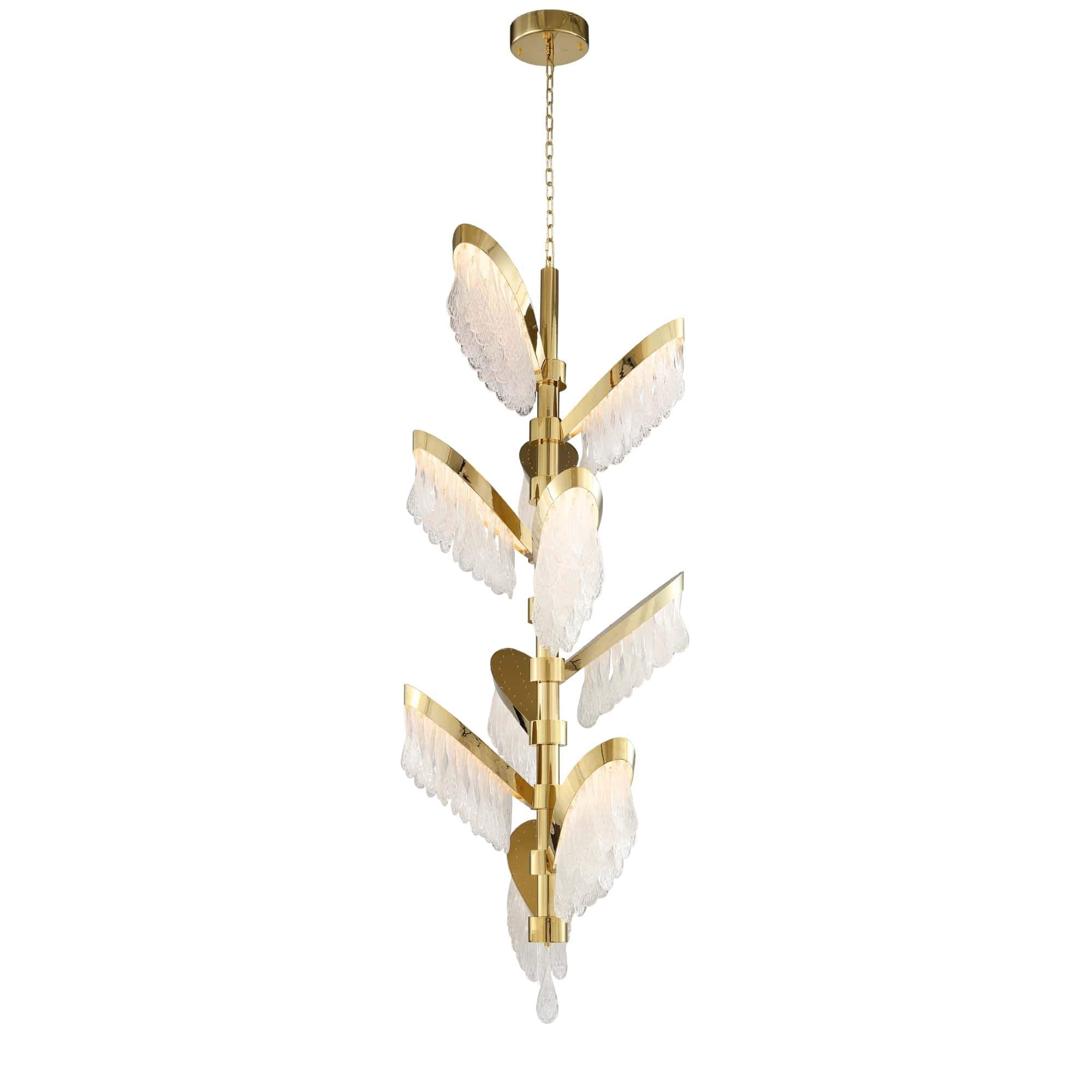 Palm-Villa Murano Glass Foyer Chandelier - Italian Concept