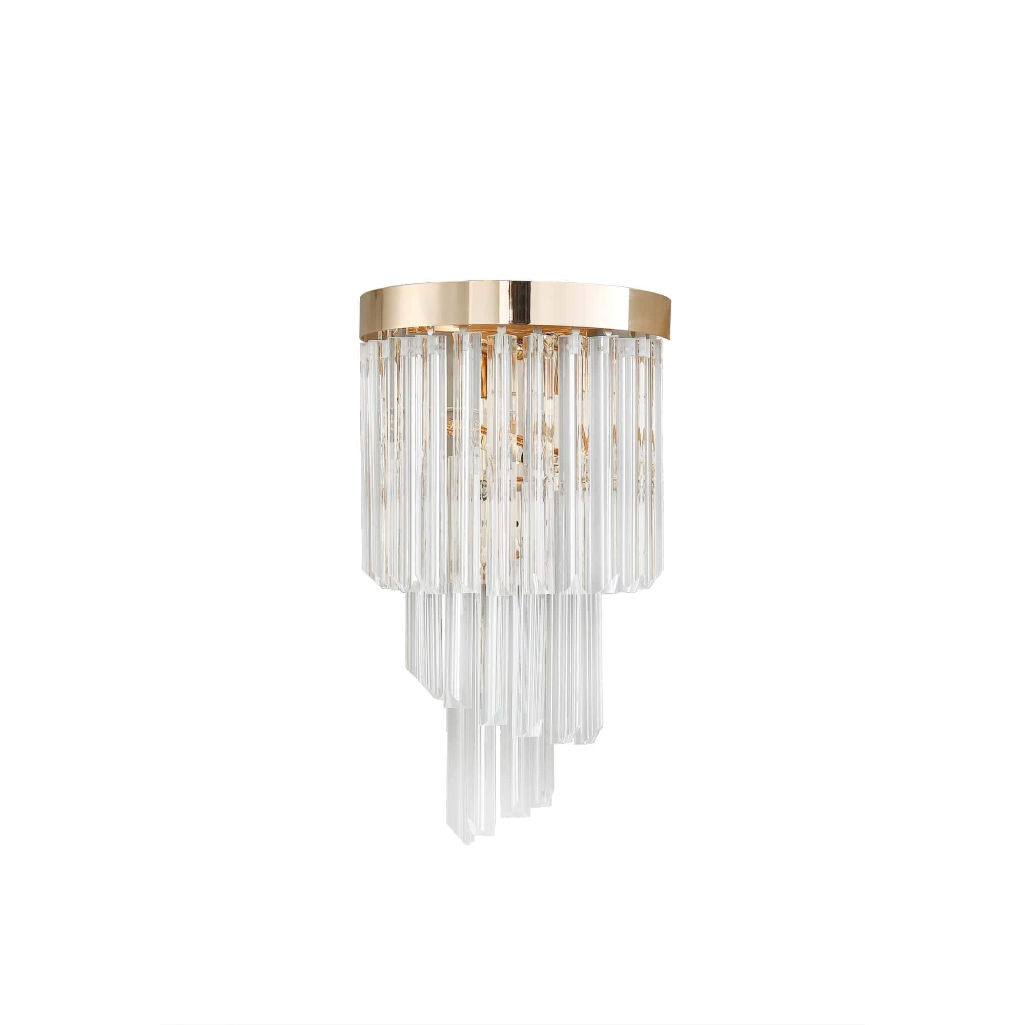 Twin Palms Crystal Sconce - Italian Concept