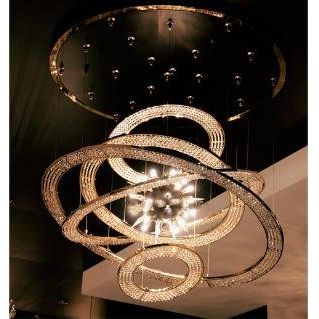 Aleron Crystal Ring Sputnik Chandelier - Italian Concept - 