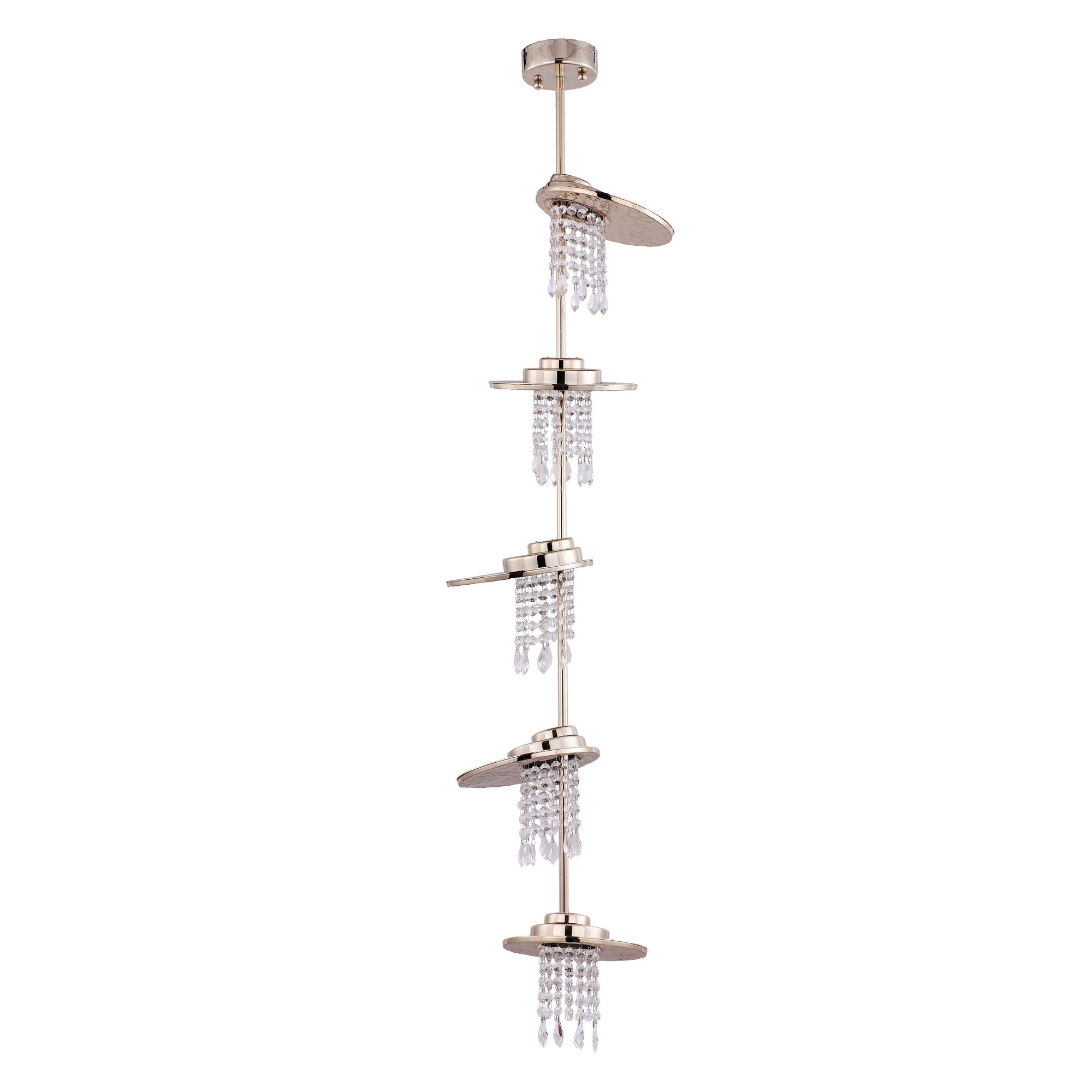 Alena Foyer Crystal Pendant Chandelier 96253/5 - Italian Concept - 