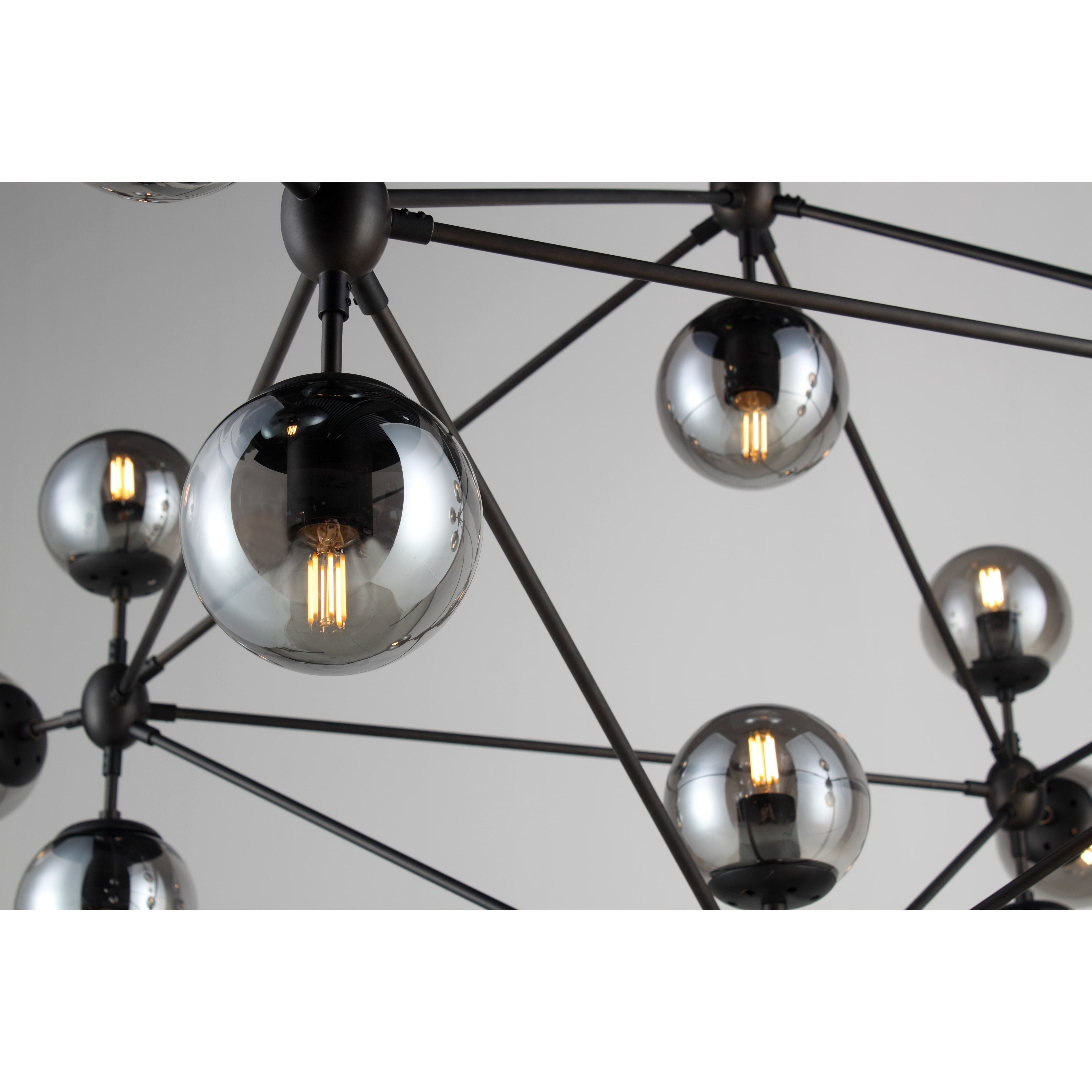 Diamond Branching Glass Globe Bubble Chandelier - Italian Concept