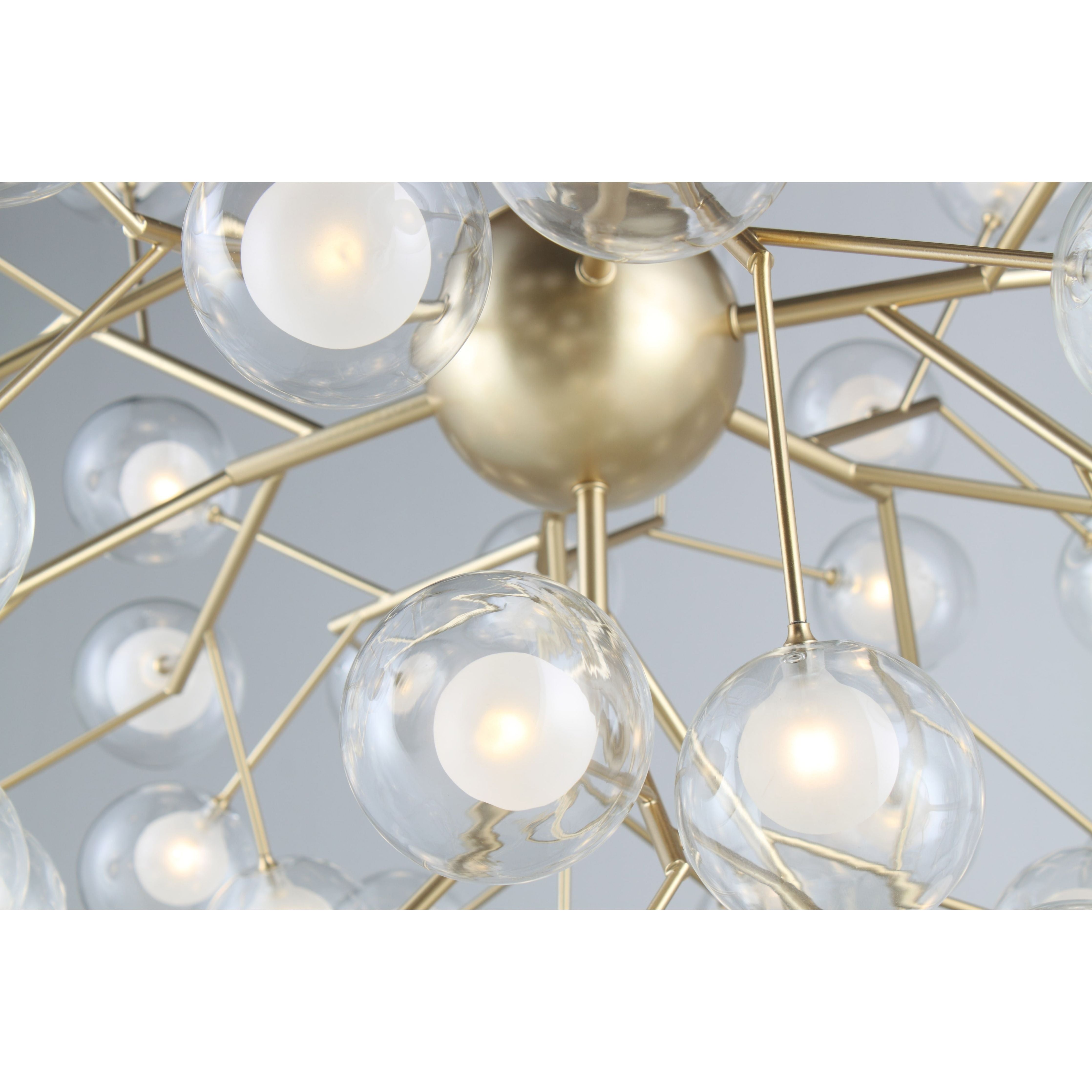 Ivana Branching Glass Globe Bubble Chandelier - Italian Concept