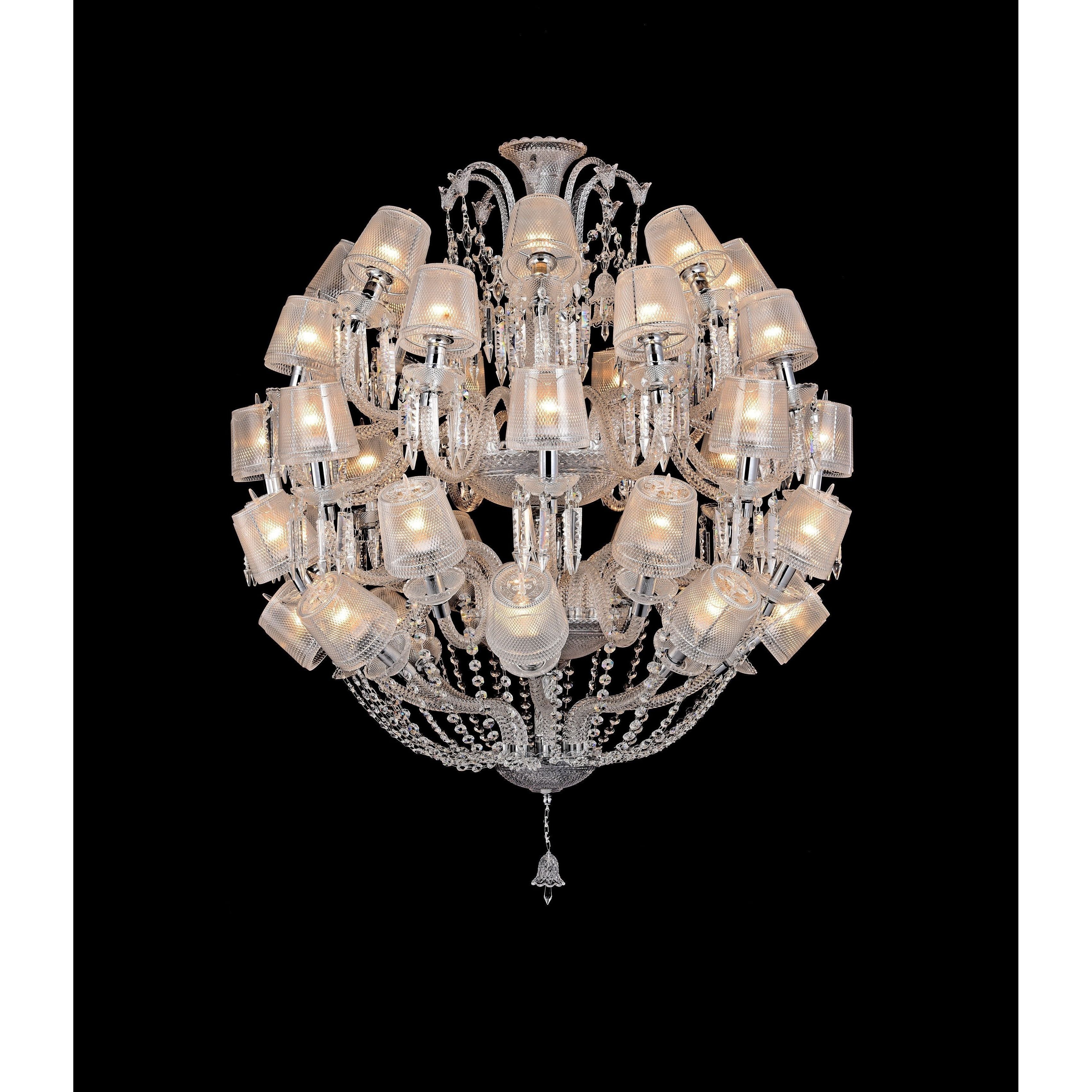 Adeline Round 40L Crystal Chandelier - Italian Concept - 