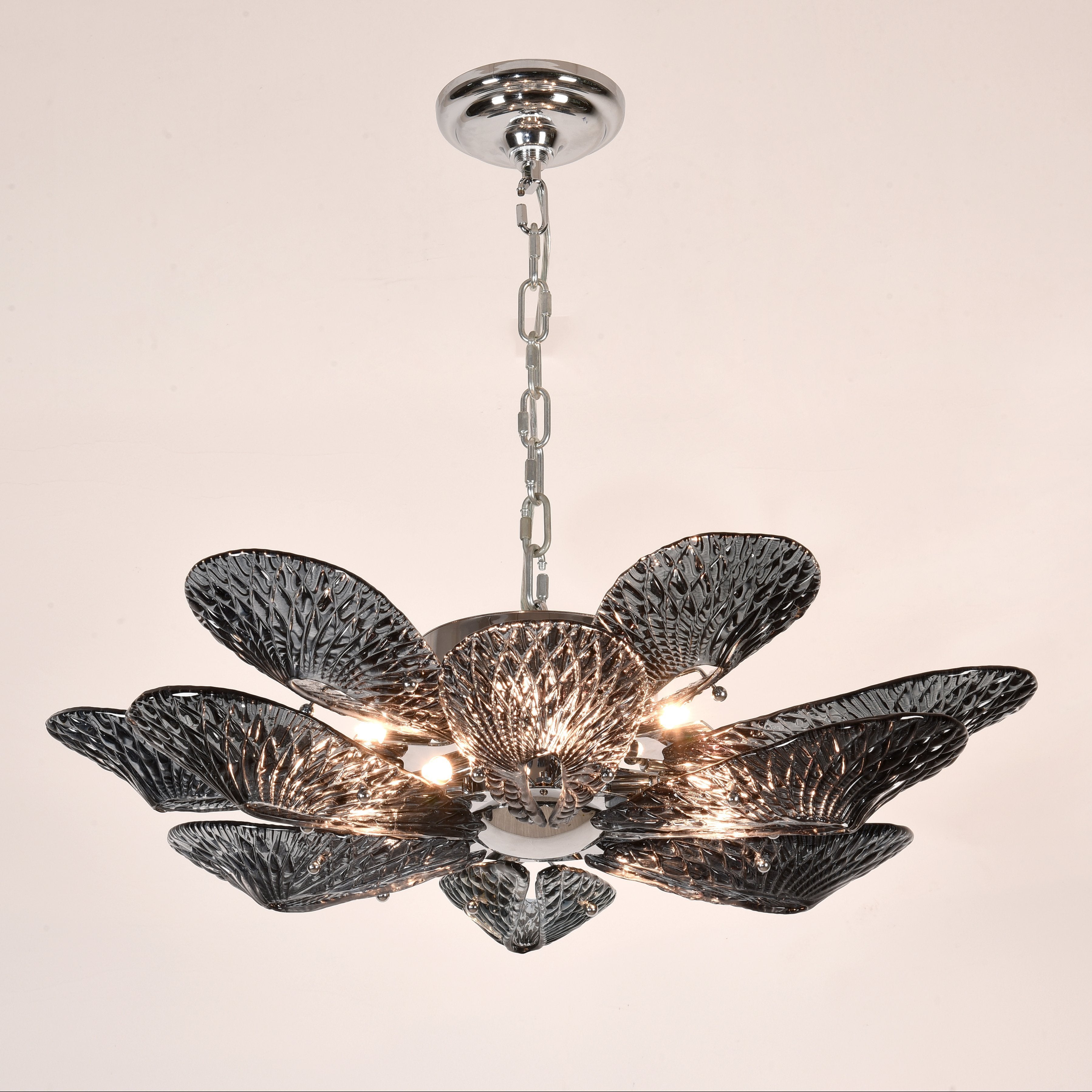 Bella Murano Glass Flower Chandelier - Italian Concept - 