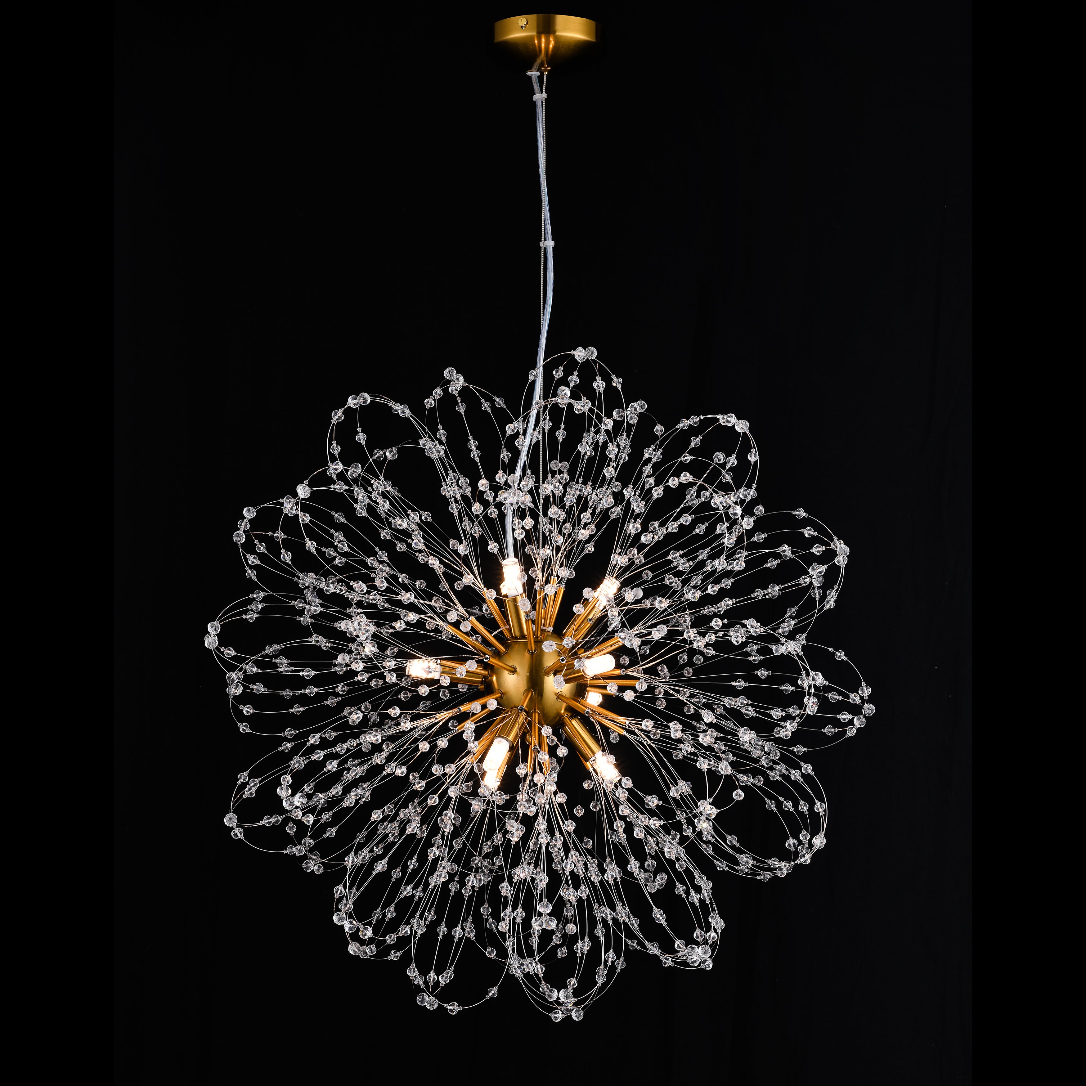 Mina Dandelion Sputnik Starburst Chandelier - Italian Concept - 