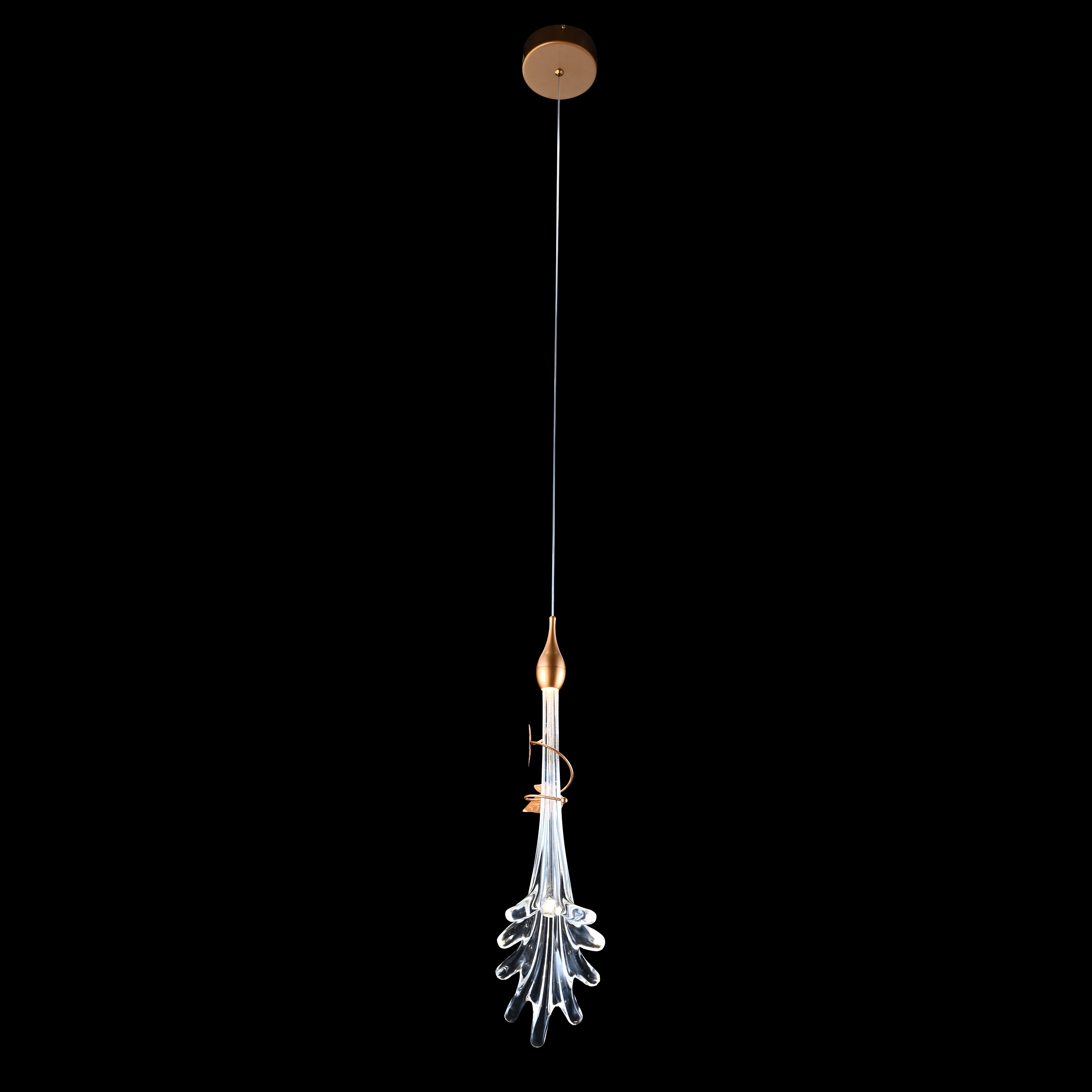 Wave Cluster Flower Glass Pendant Chandelier - Italian Concept - 