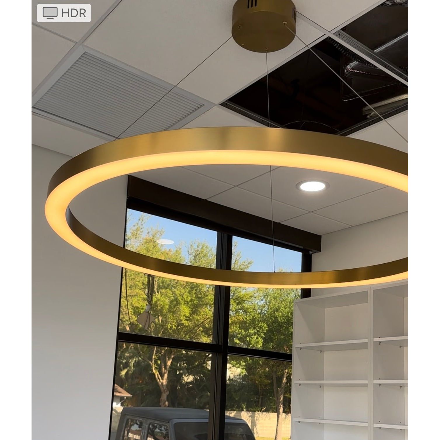 Liana Round 3-Ring LED Chandelier - Italian Concept