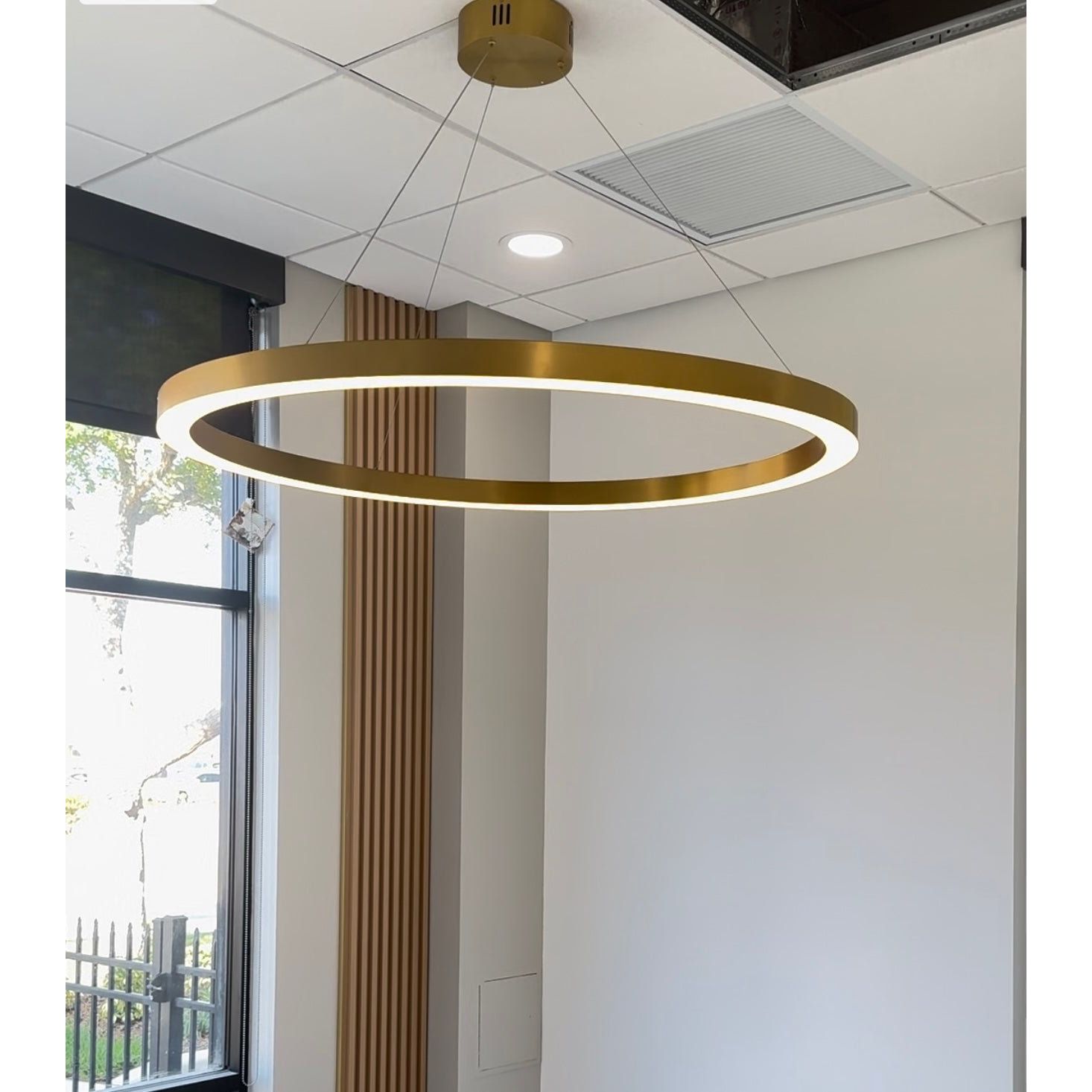 Liana Round 3-Ring LED Chandelier - Italian Concept