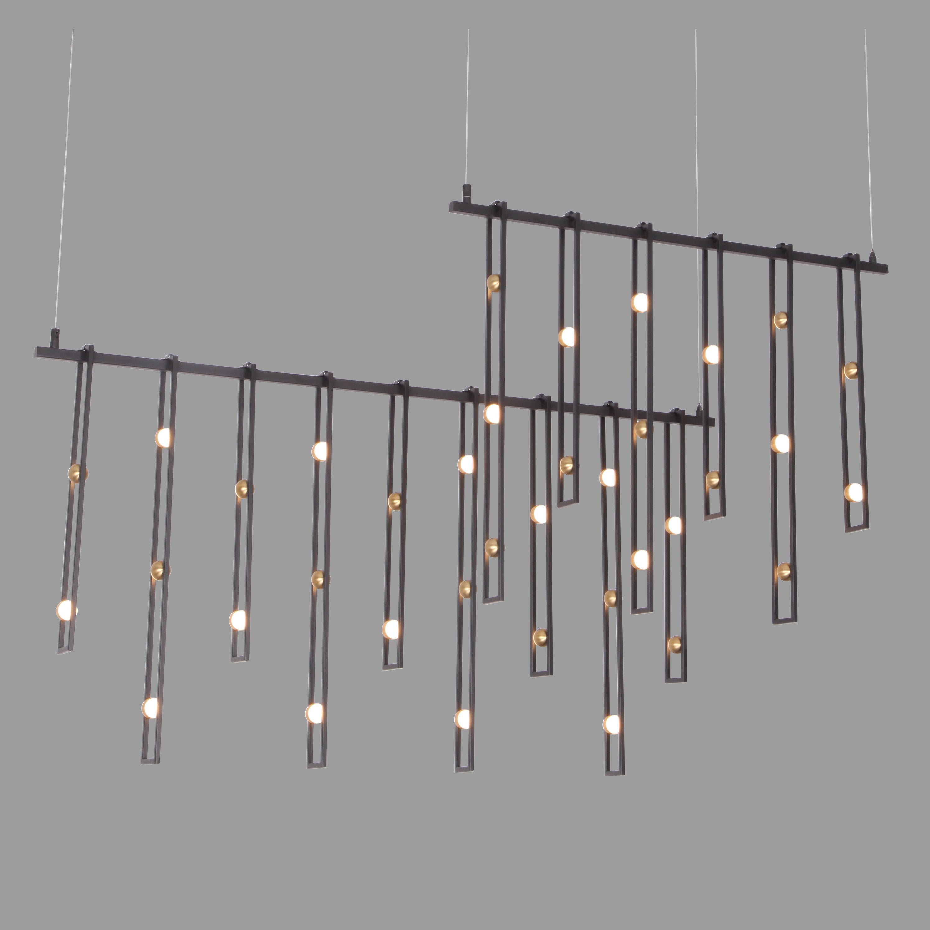 Timothee Bistro 60"W Linear LED Chandelier - Italian Concept