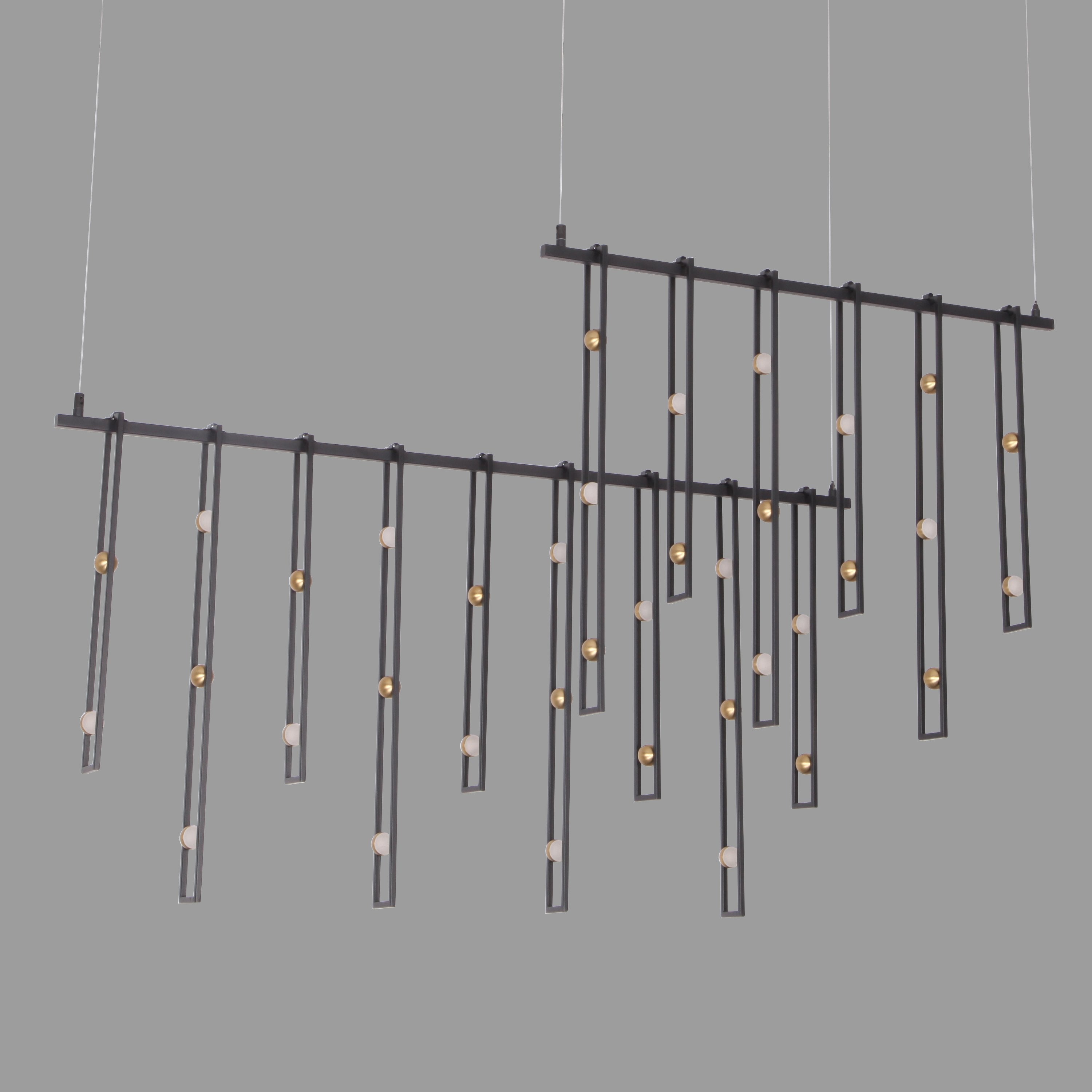 Timothee Bistro 60"W Linear LED Chandelier - Italian Concept