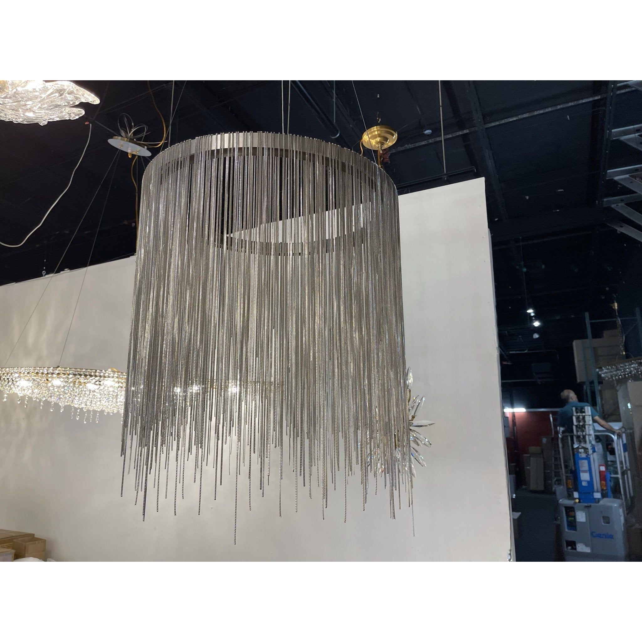 Villa Je Suis Round LED Chain Chandelier - Italian Concept