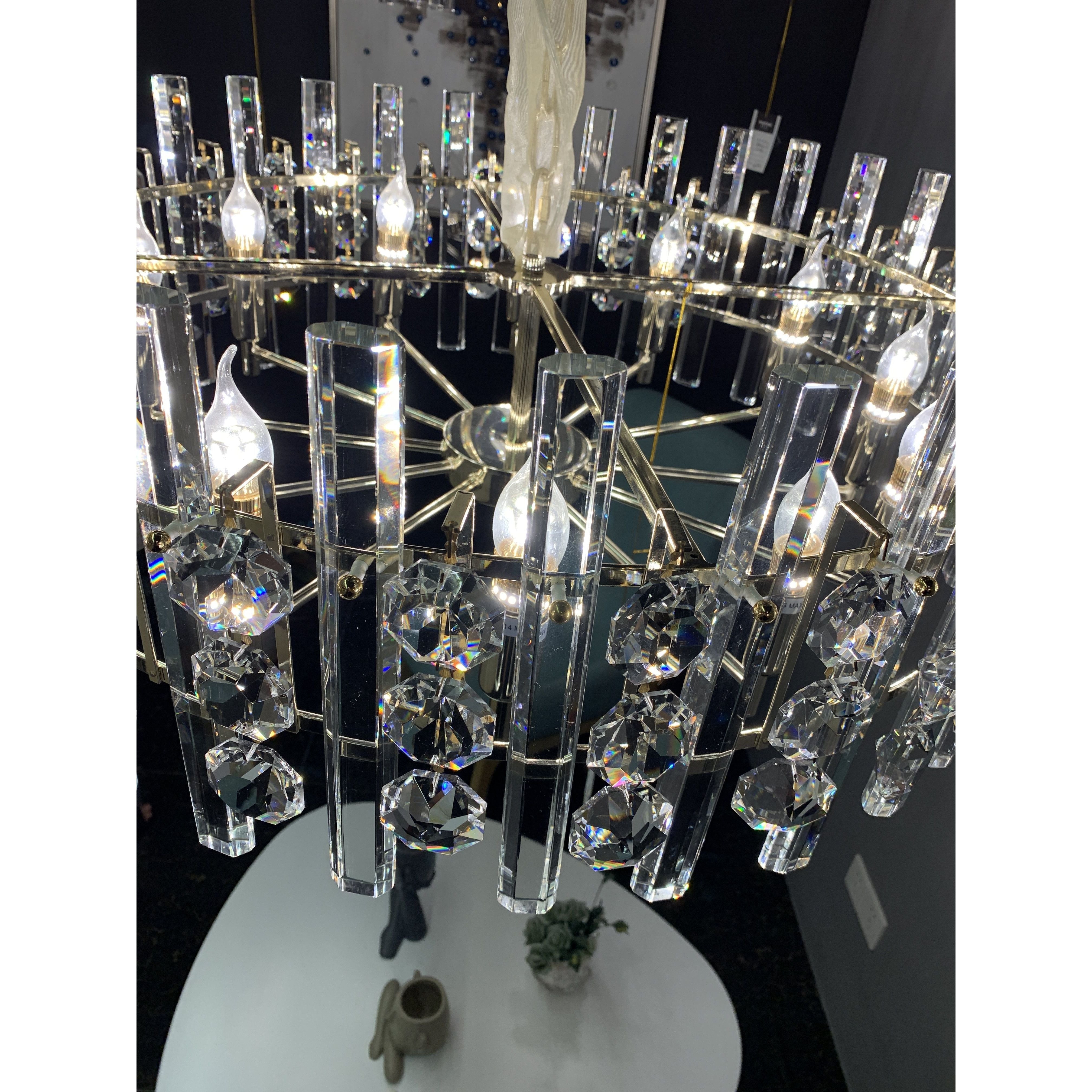 Gem Foyer Crystal Chandelier 95680-4 - Italian Concept - 