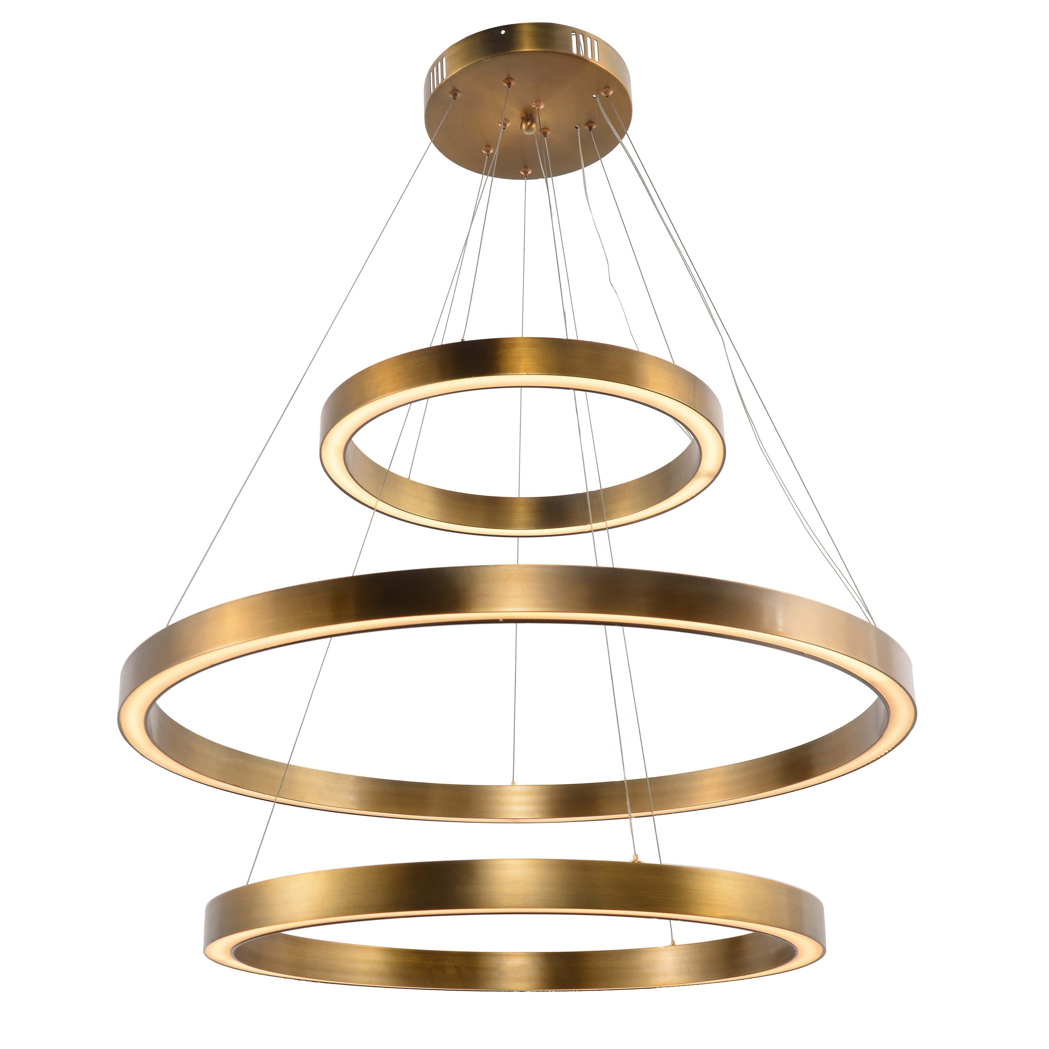 Ancillary 3-Ring LED Chandelier - Italian Concept - 