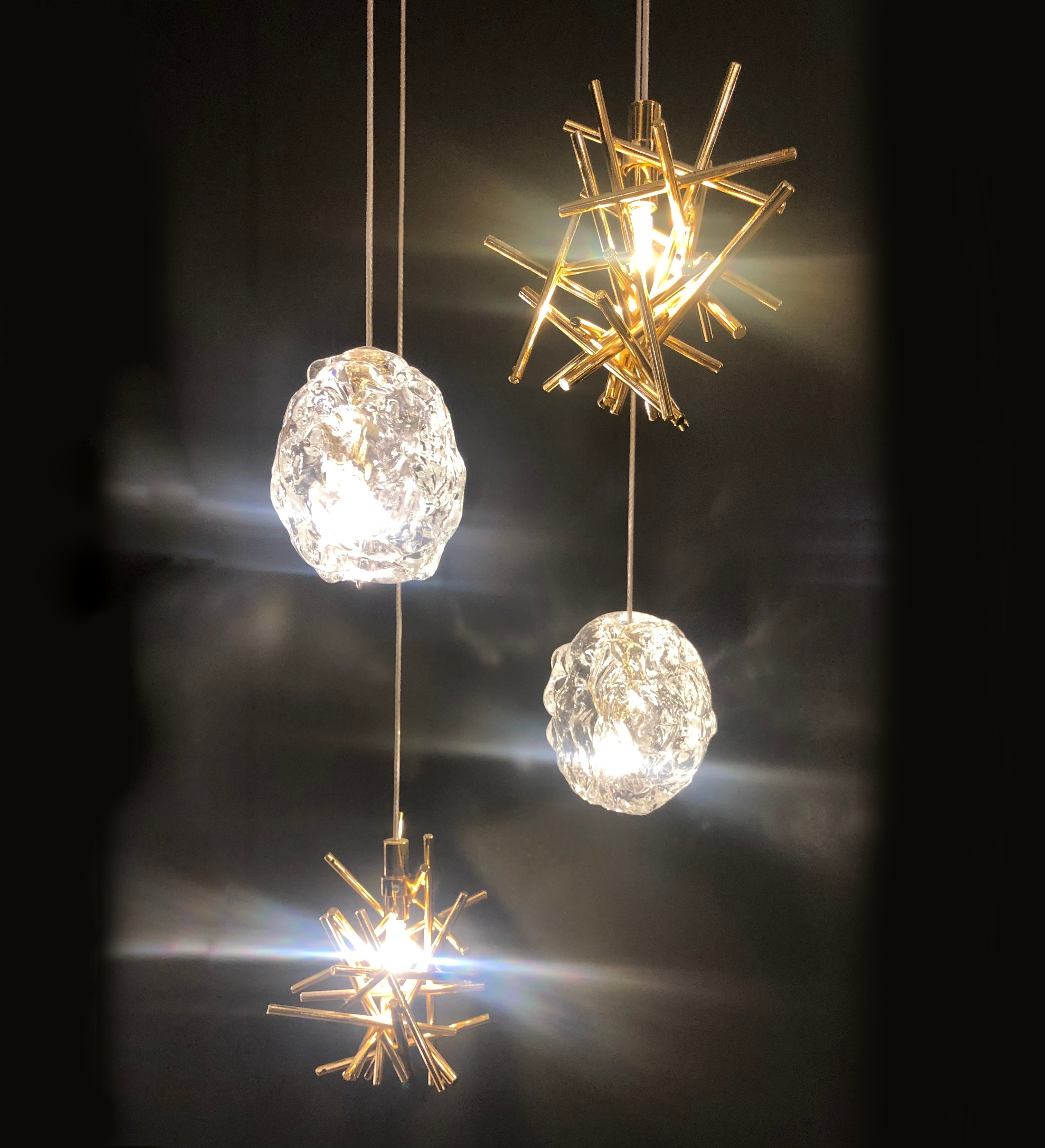 Nest Branching Glass Gem Pendant Light - Italian Concept