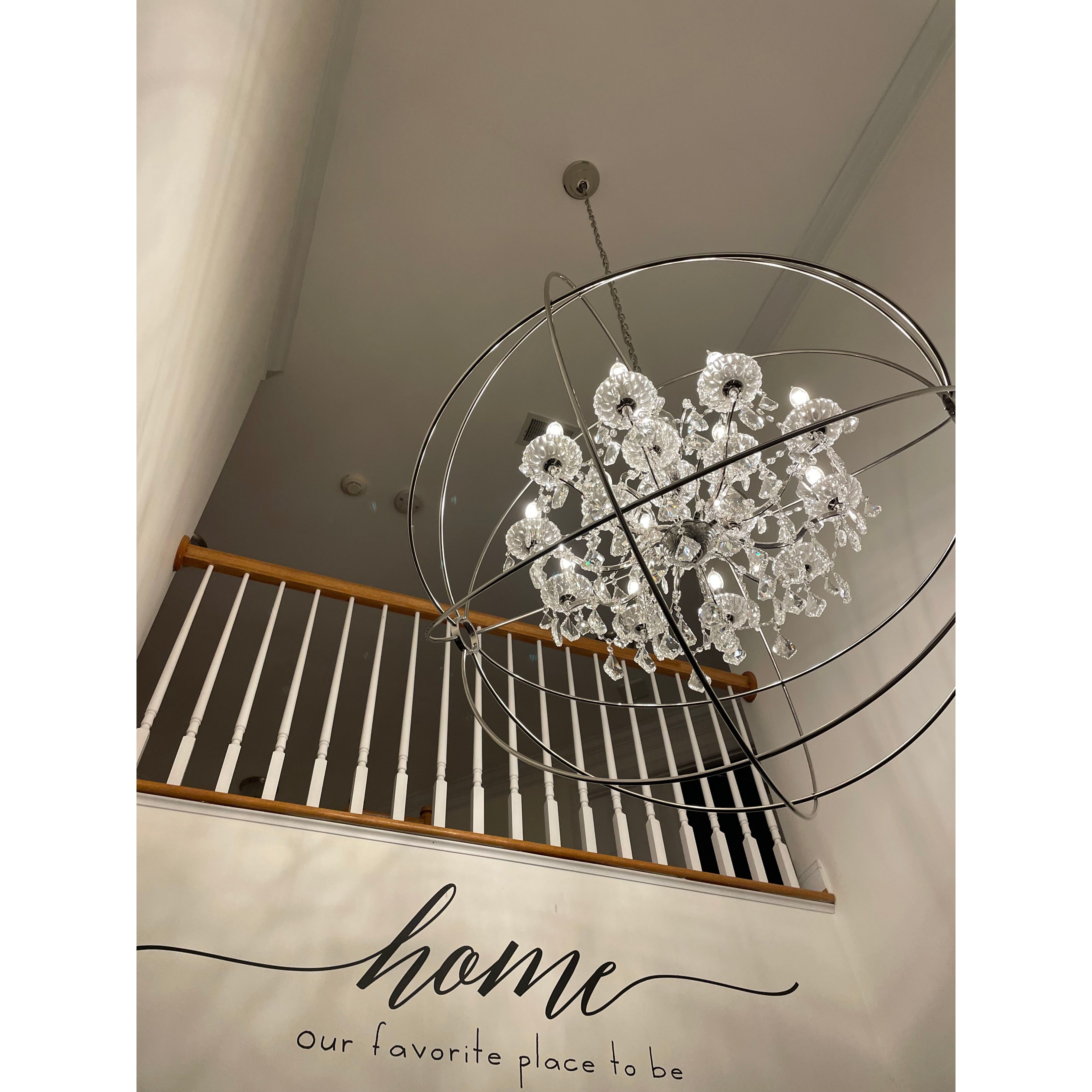 MN Iron Orb Crystal Chandelier - Italian Concept