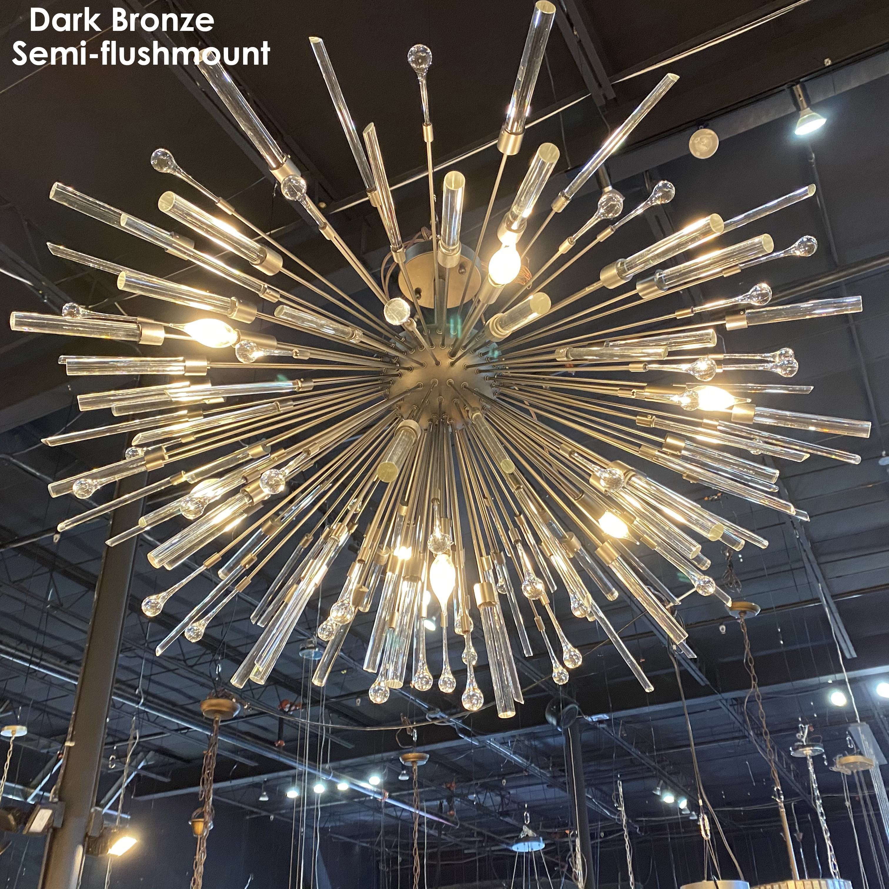 Aisar Sputnik Flushmount Starburst Chandelier - Italian Concept - 