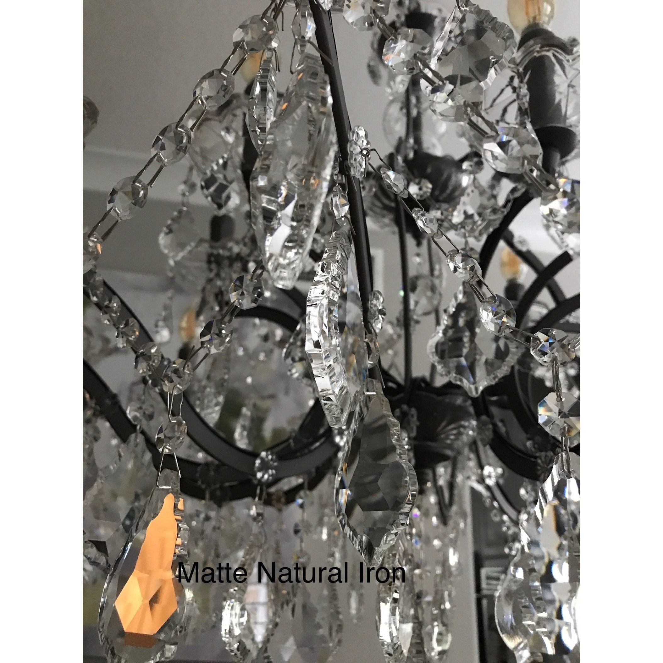 MN Iron Orb Crystal Chandelier - Italian Concept