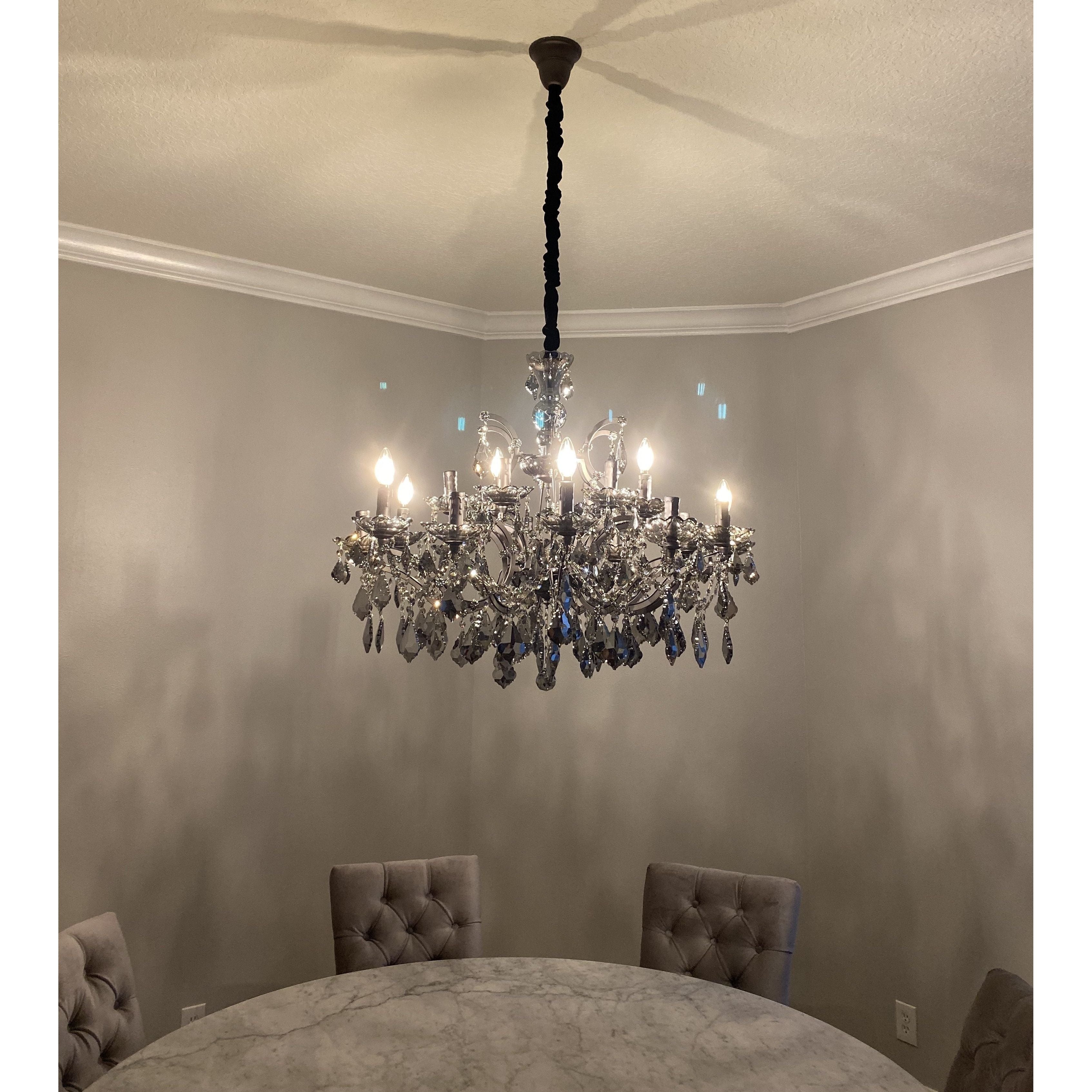 Maria Theresa Smoke Crystal Chandelier - Italian Concept