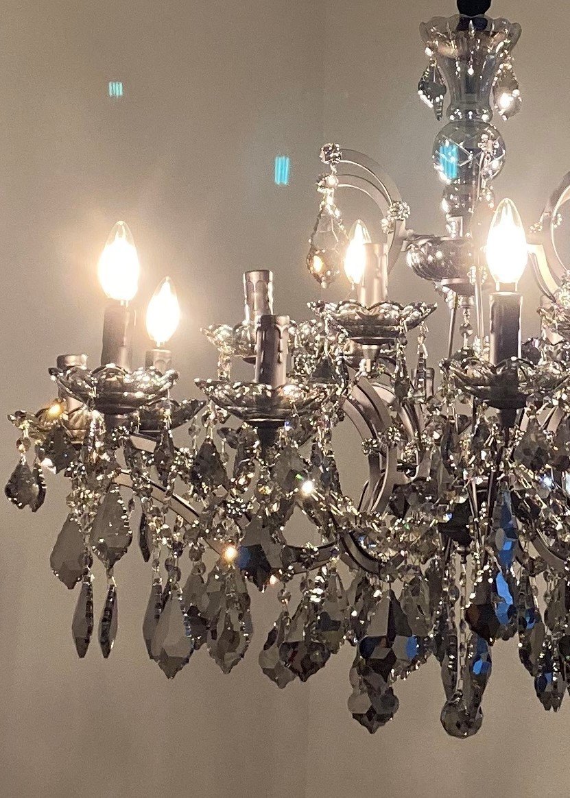 Maria Theresa 50 Light Smoke Crystal Chandelier - Italian Concept