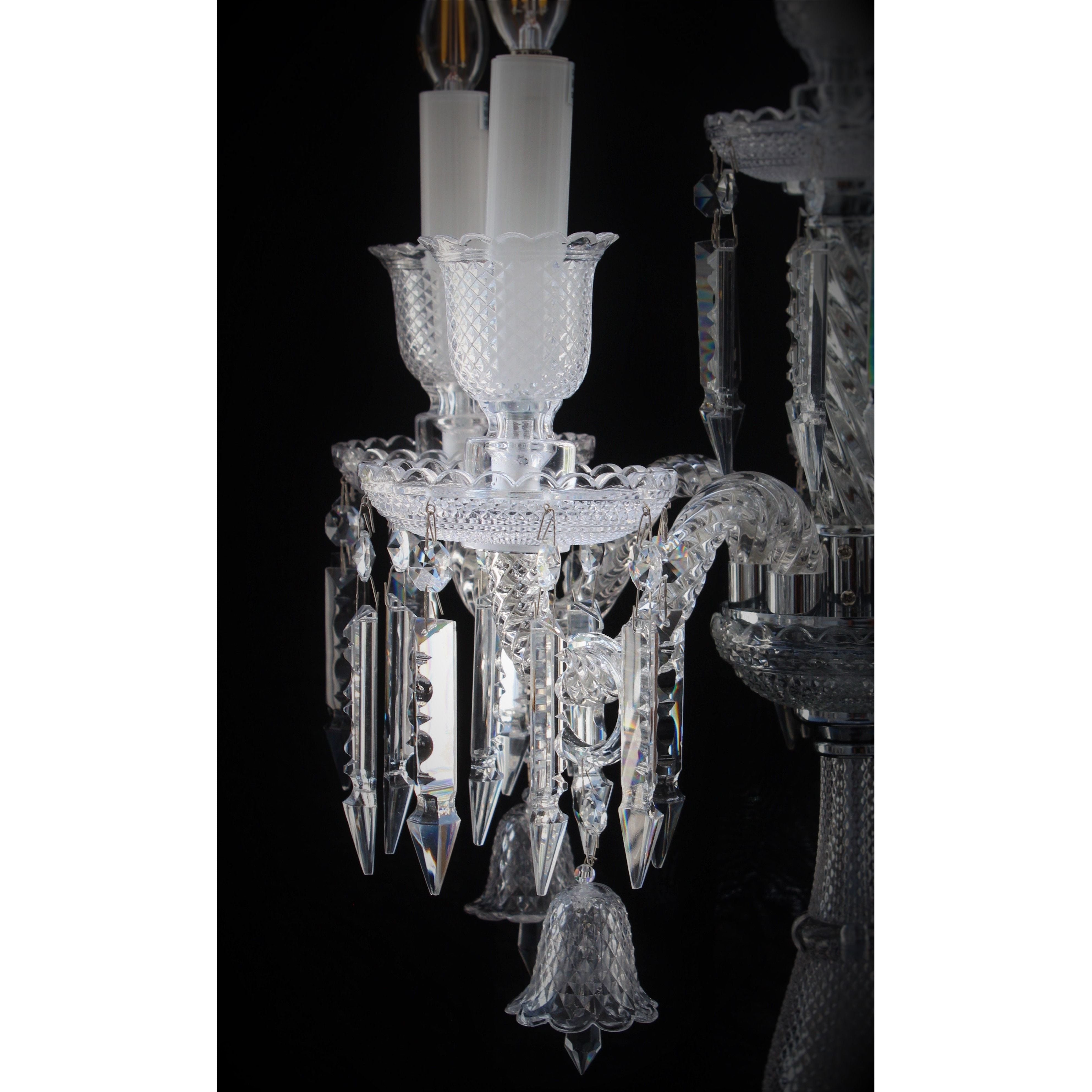 6L Zenith Crystal Table Lamp - Italian Concept - 