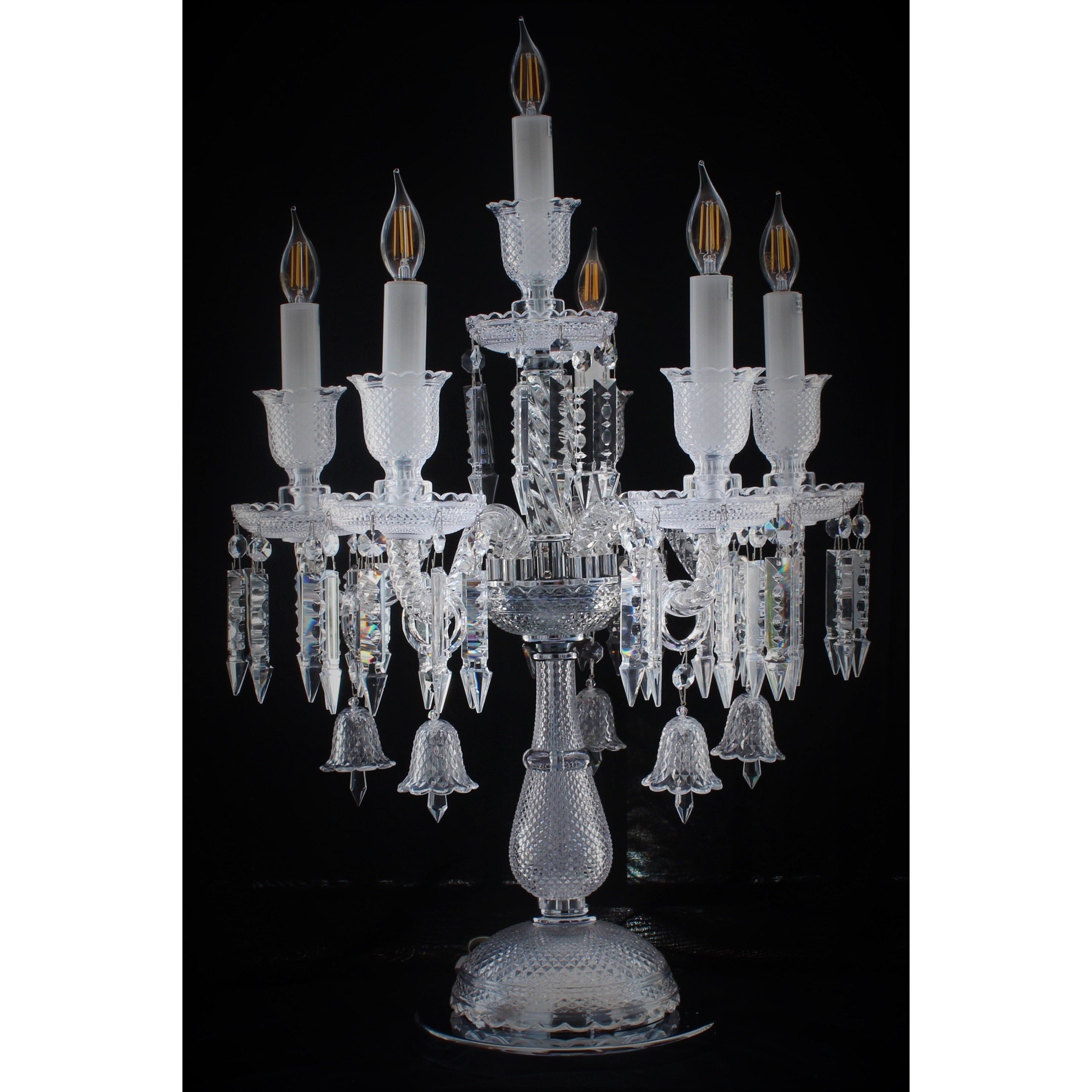 6L Zenith Crystal Table Lamp - Italian Concept - 