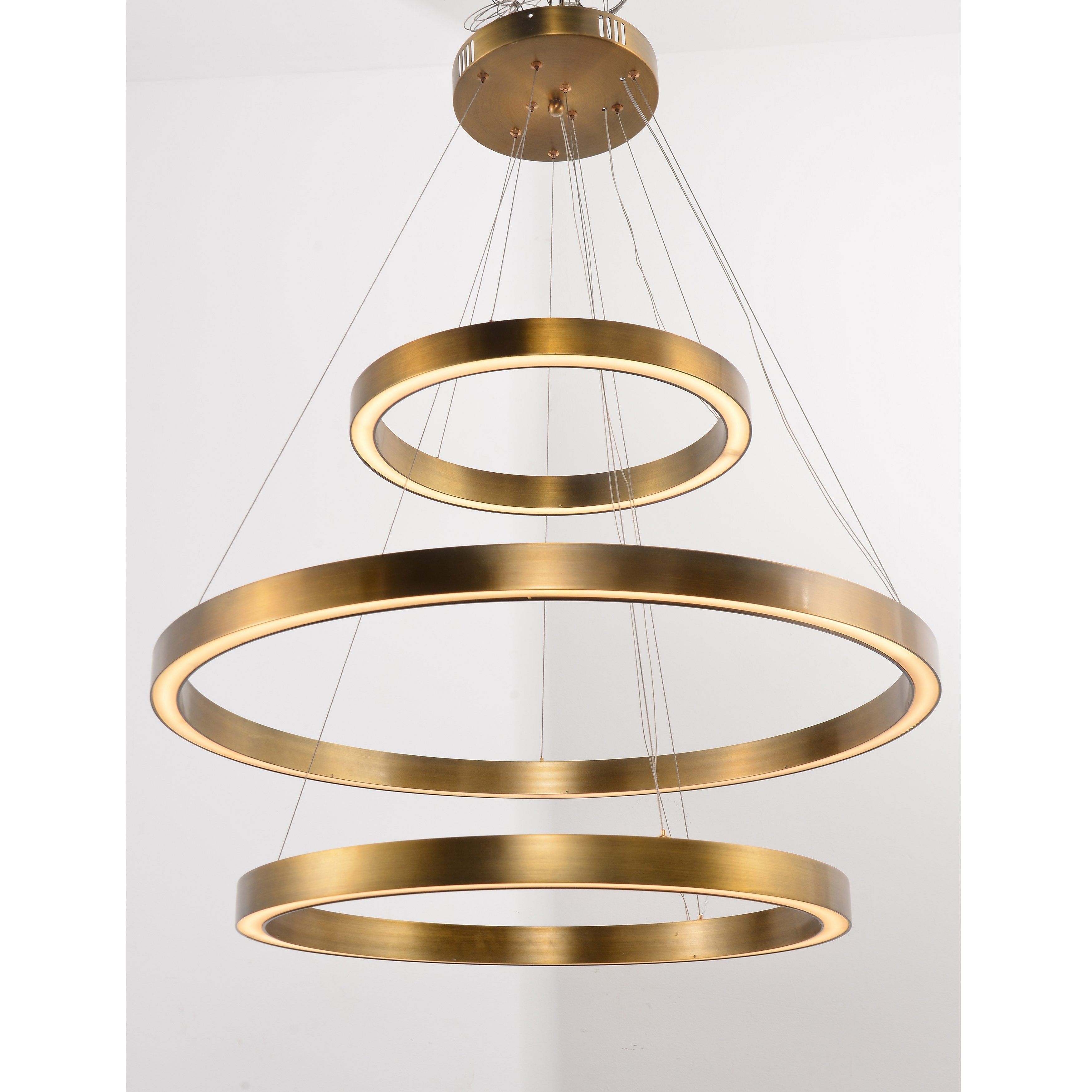 Ancillary 3-Ring LED Chandelier - Italian Concept - 
