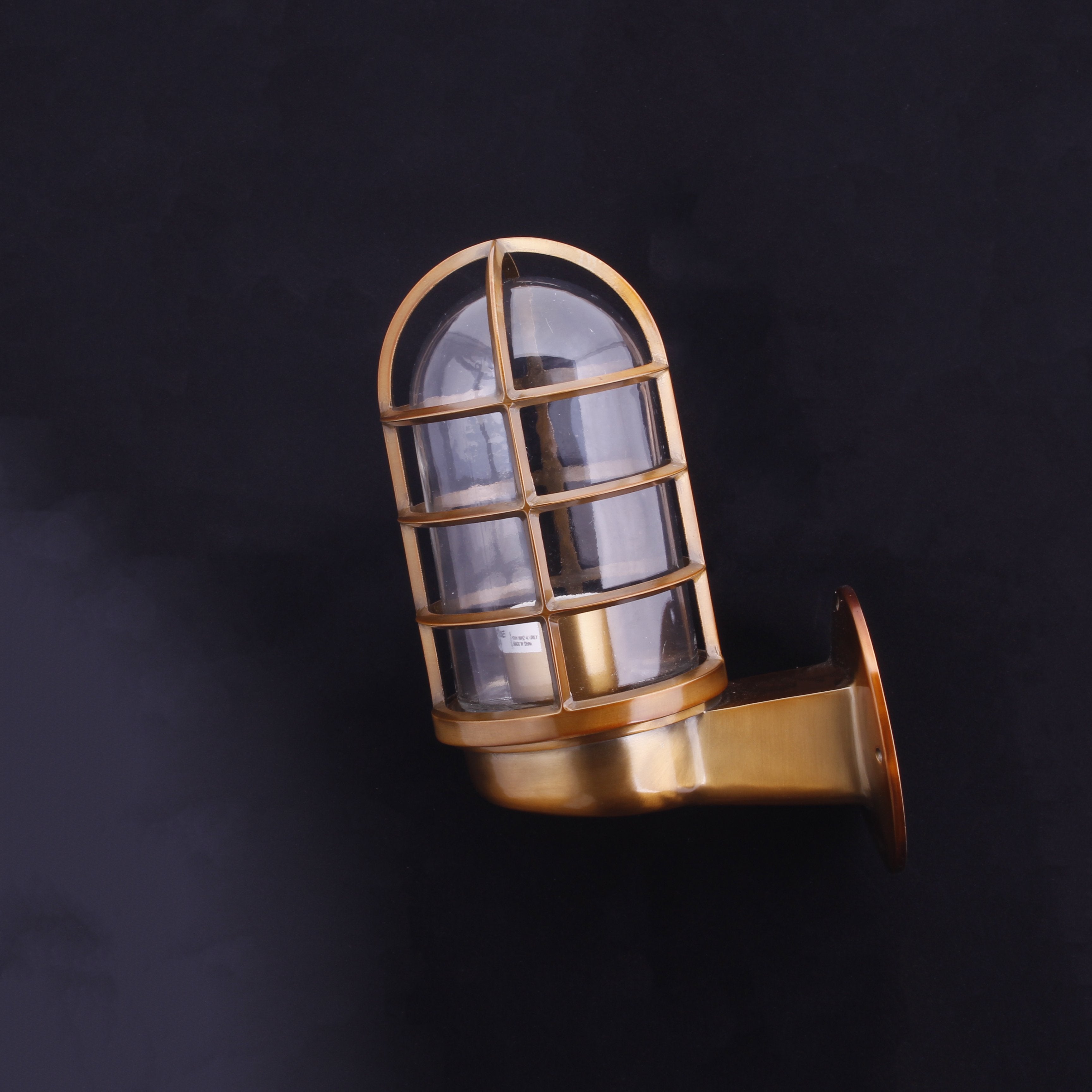 Caged Glass Sconce - Italian Concept - 