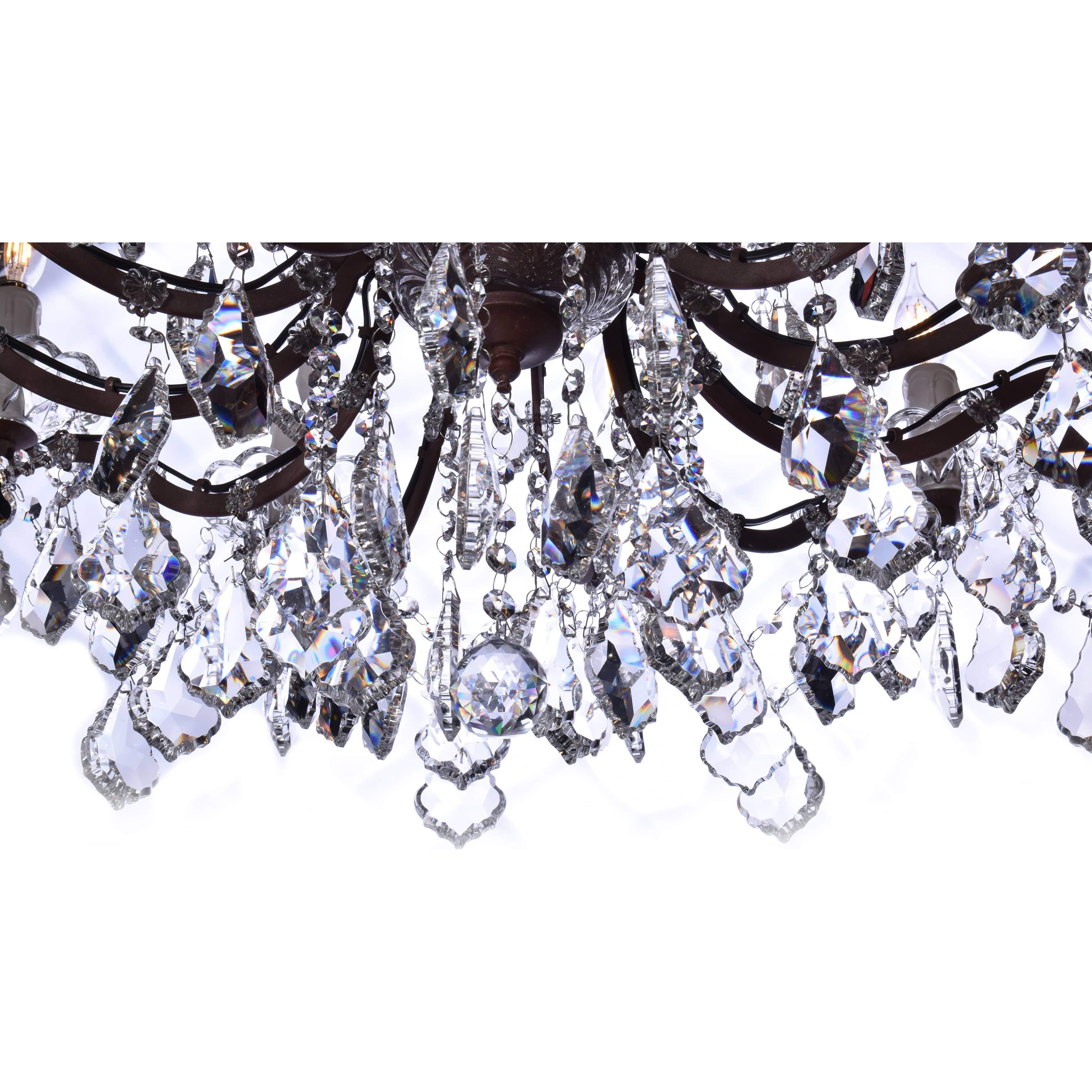 50 Light 60” Rococo Maria Theresa Crystal Chandelier - Italian Concept - 