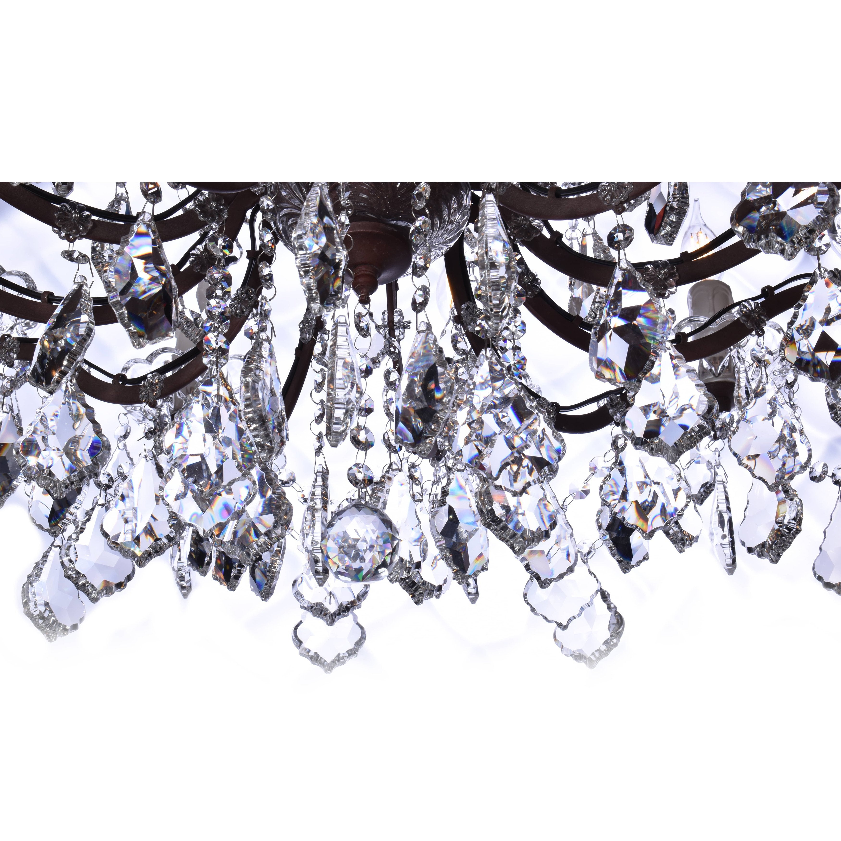 15 Light Rococo Maria Theresa Crystal Chandelier - Italian Concept - 