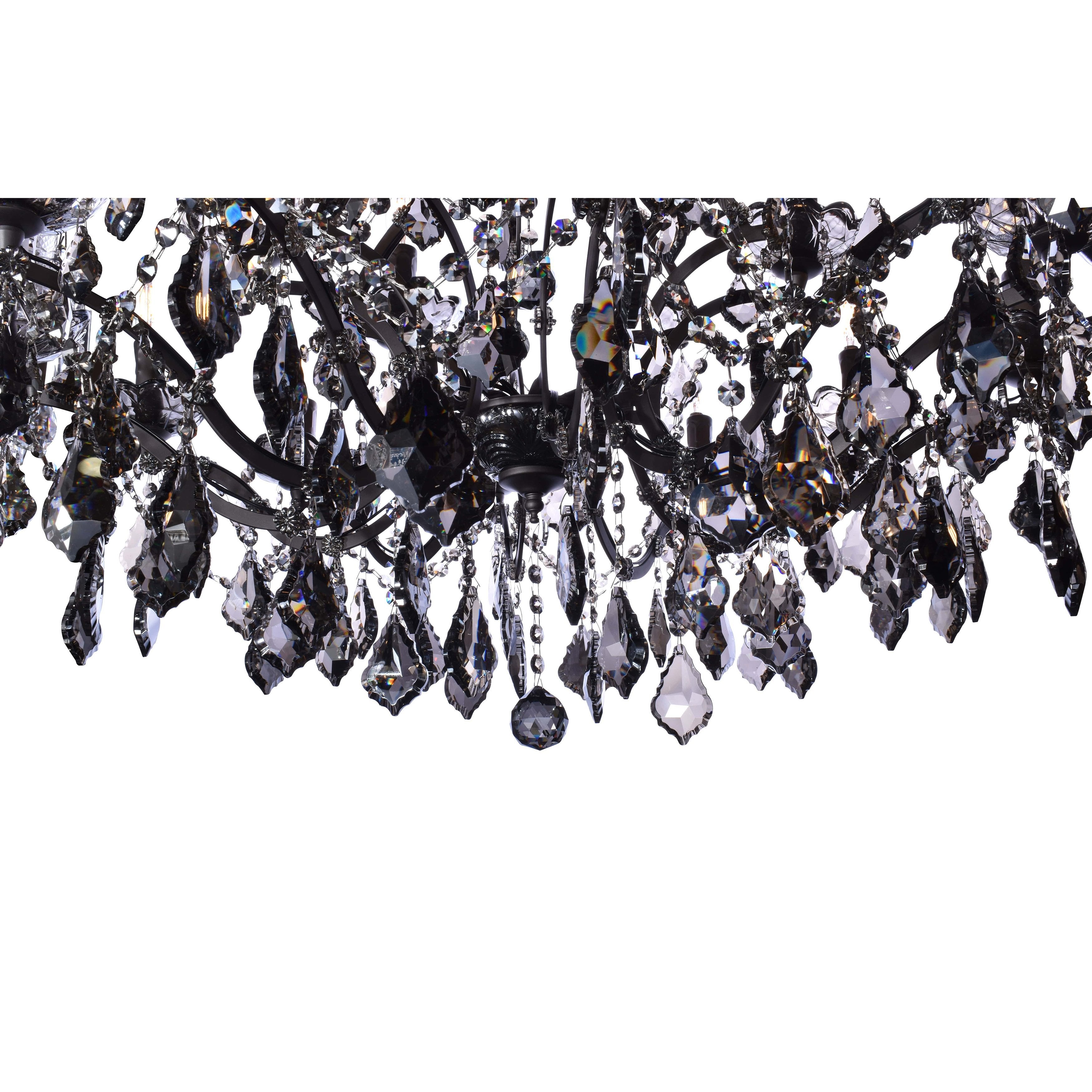 Maria Theresa Smoke Crystal Chandelier - Italian Concept