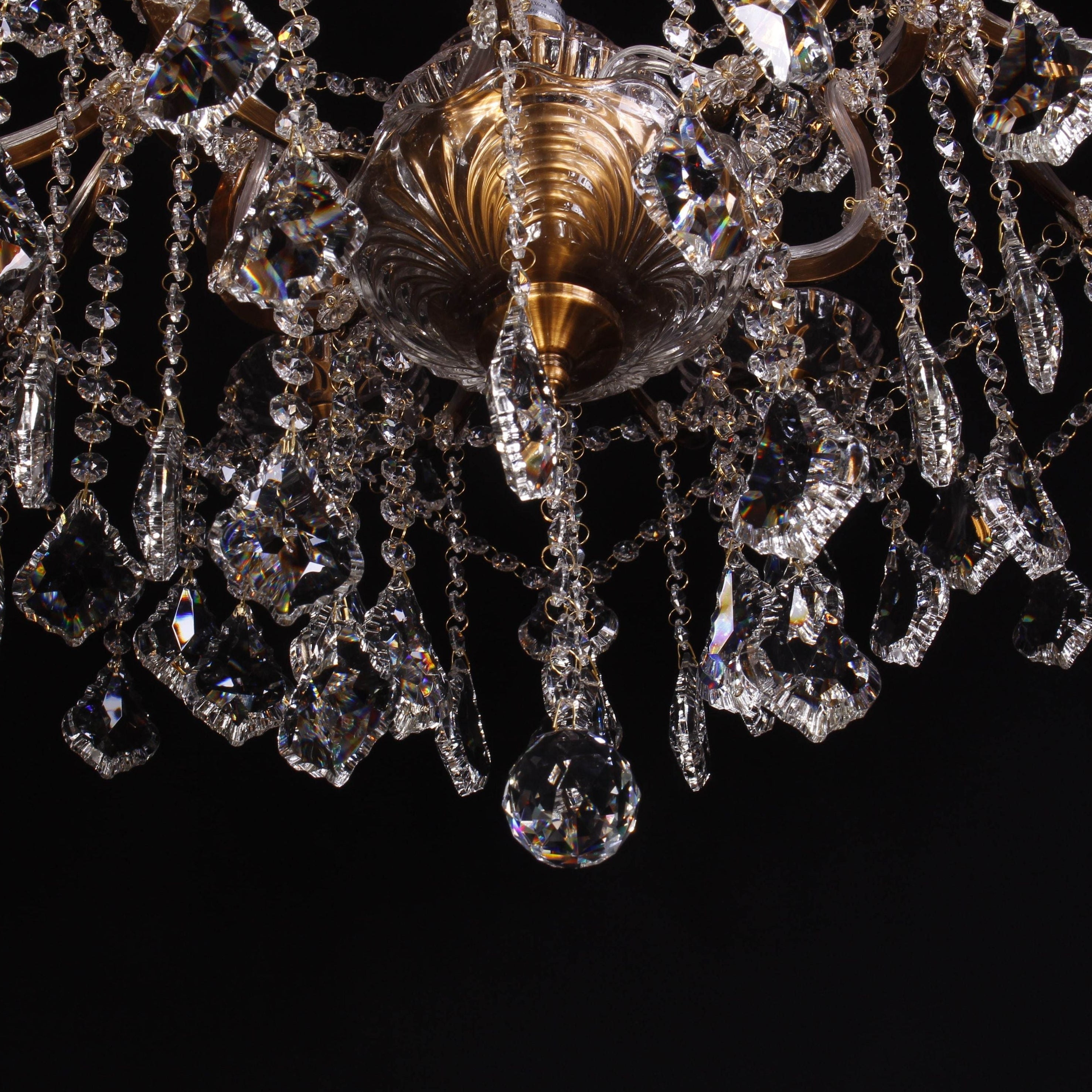 25 Light Maria Theresa Smoke Crystal Chandelier - Italian Concept - 