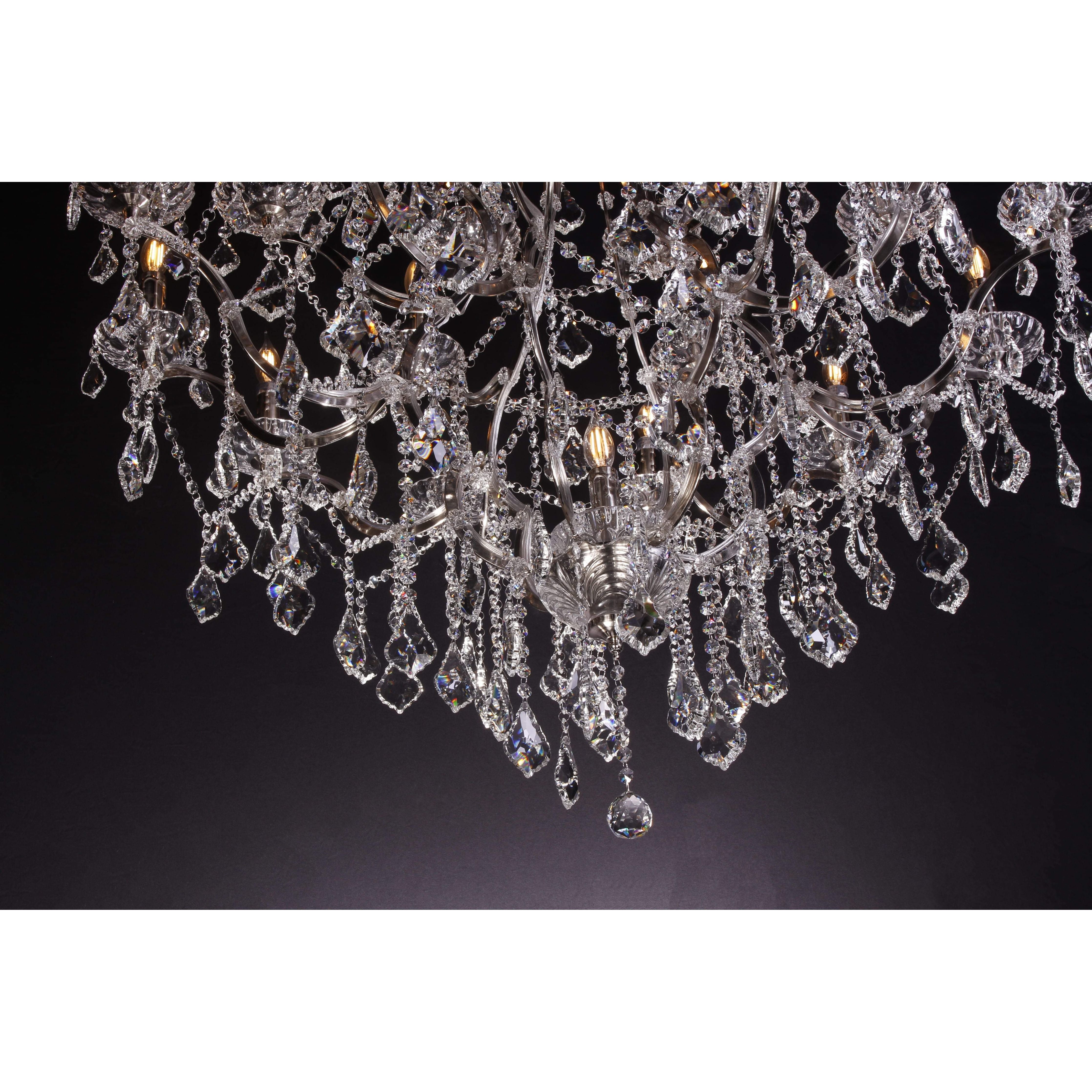 25 Light Maria Theresa Clear Crystal Chandelier - Italian Concept - 