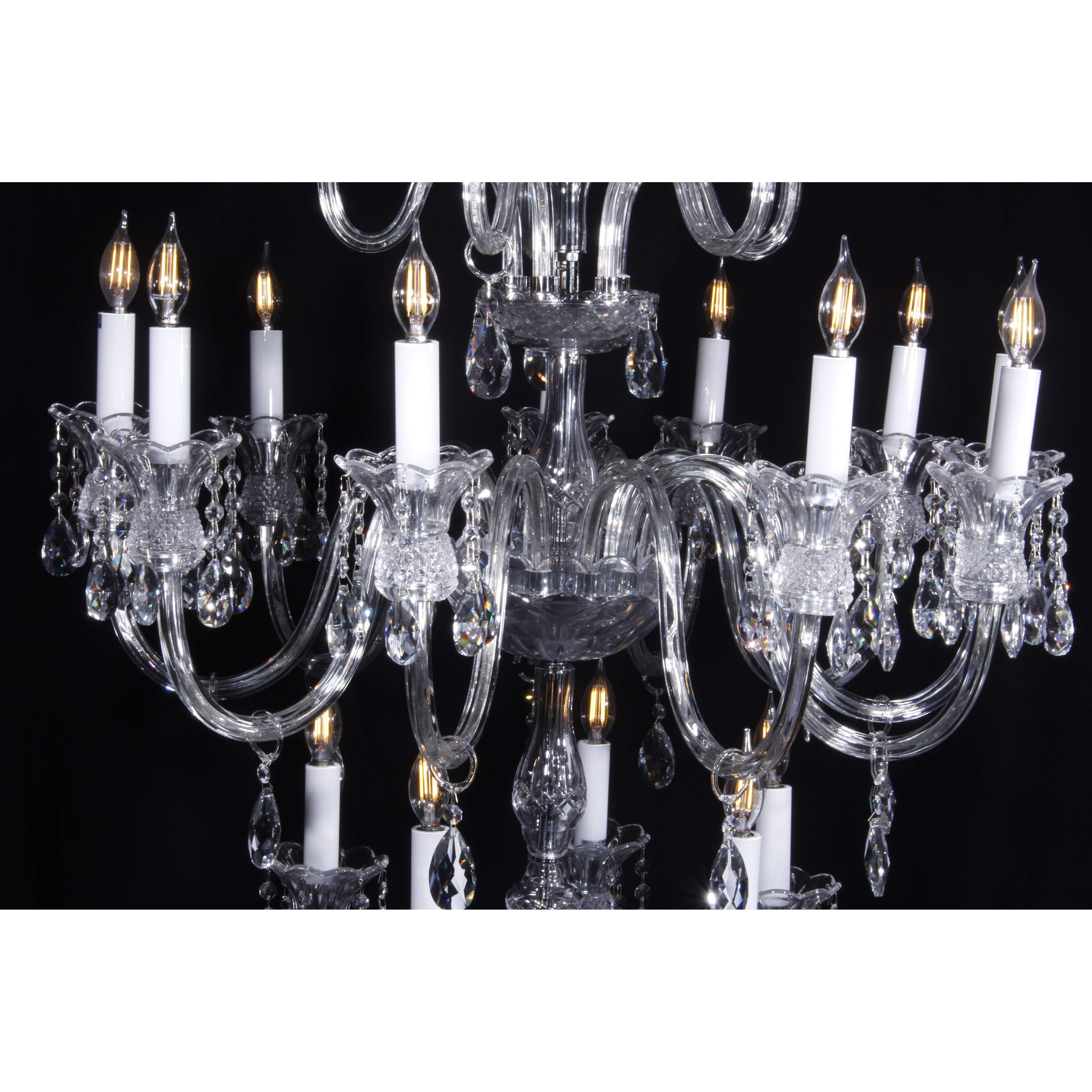 Scala 20 Light 69" Crystal Chandelier - Italian Concept