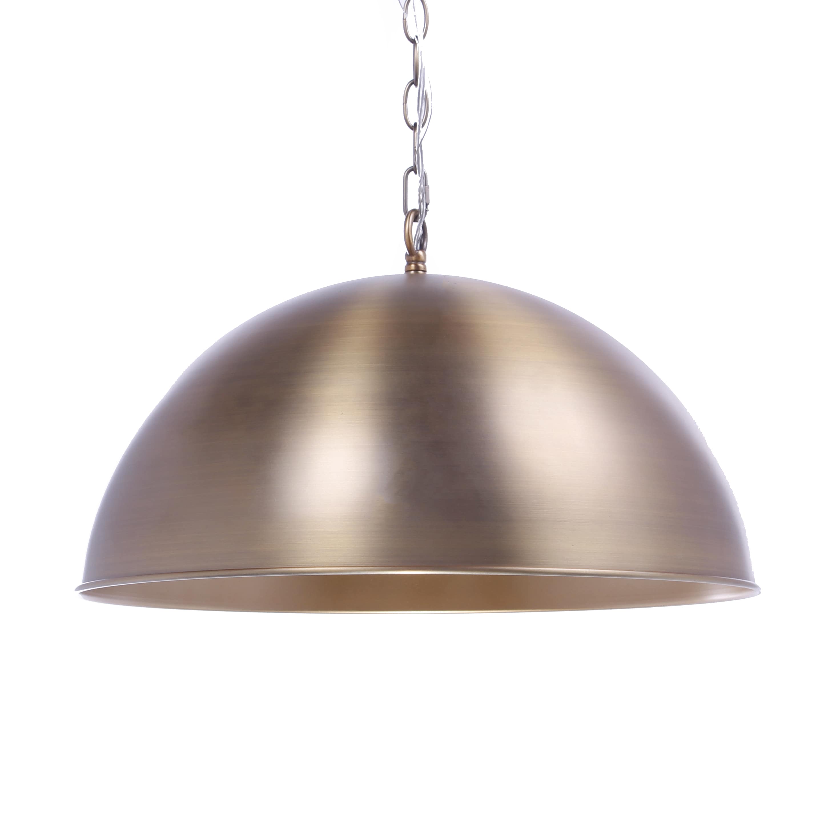 Metal Half-Dome Pendant Light - Italian Concept
