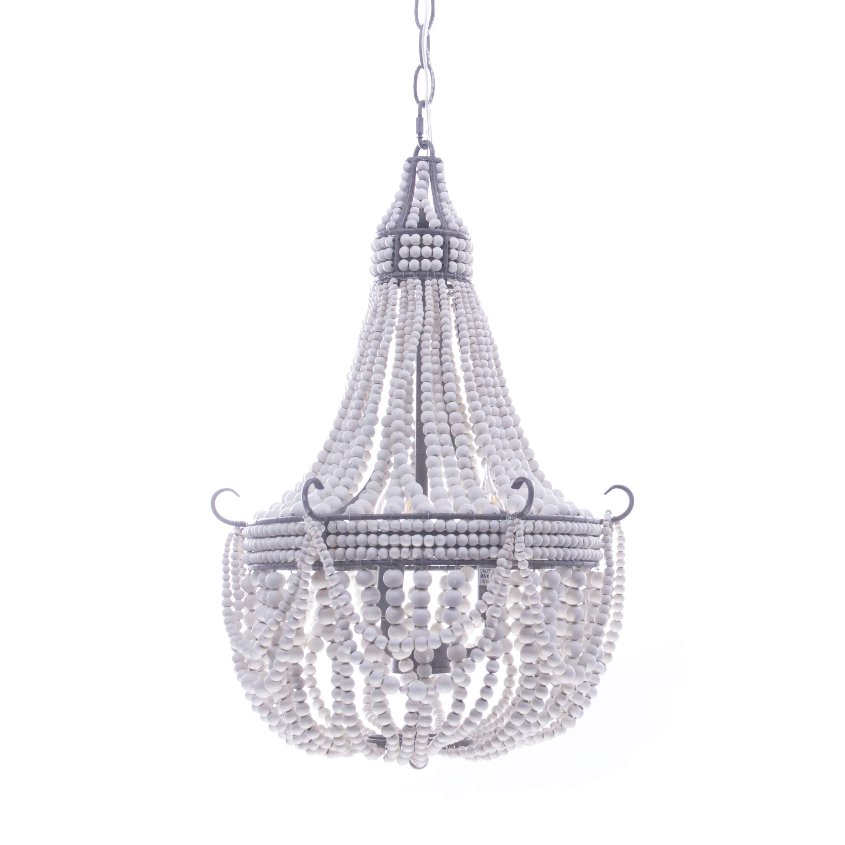 Atelier Wood Beaded Chandelier - Italian Concept - 