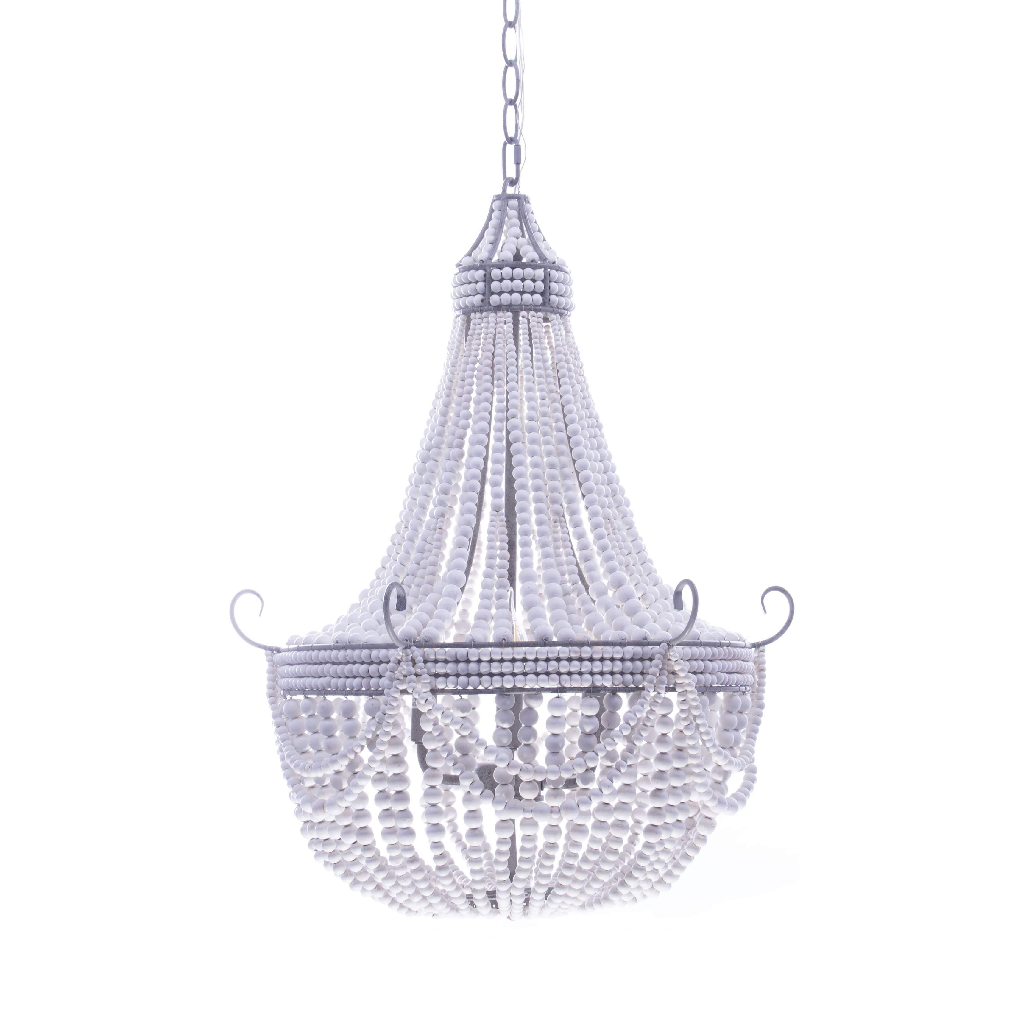 Atelier Wood Beaded Chandelier - Italian Concept - 