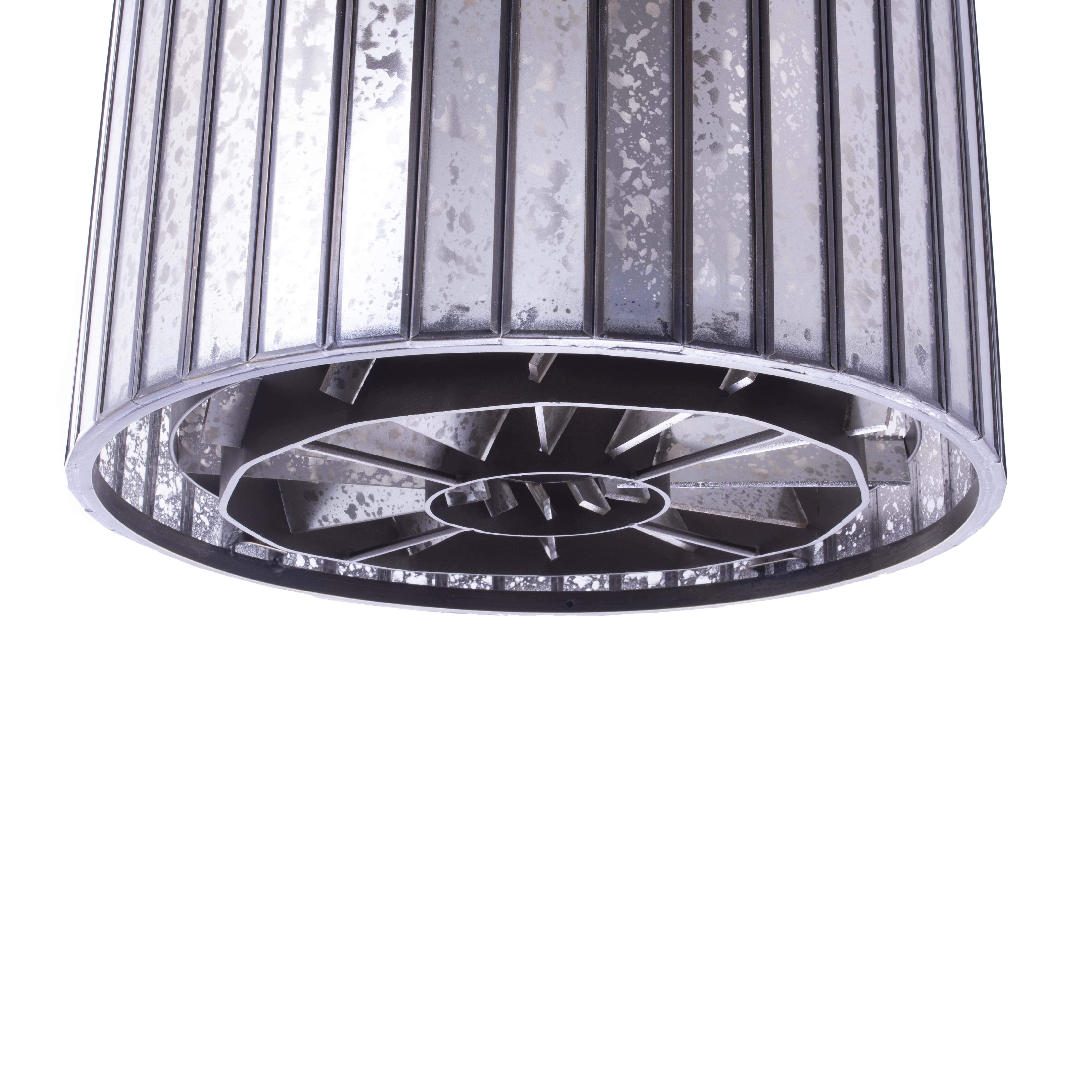 Round Mercury Glass Pendant Light - Italian Concept
