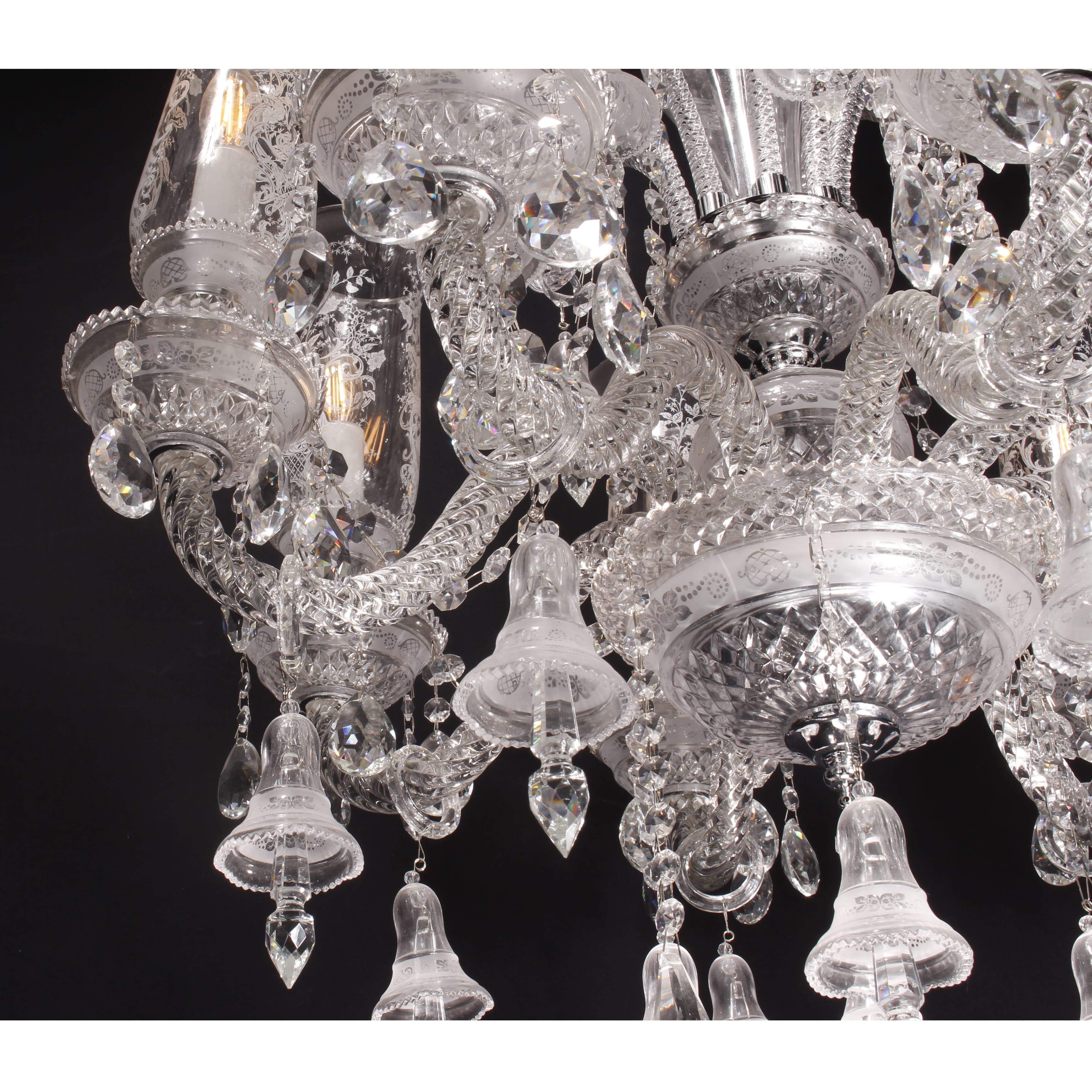 Ivanka 8 light Bohemian Crystal Chandelier - Italian Concept