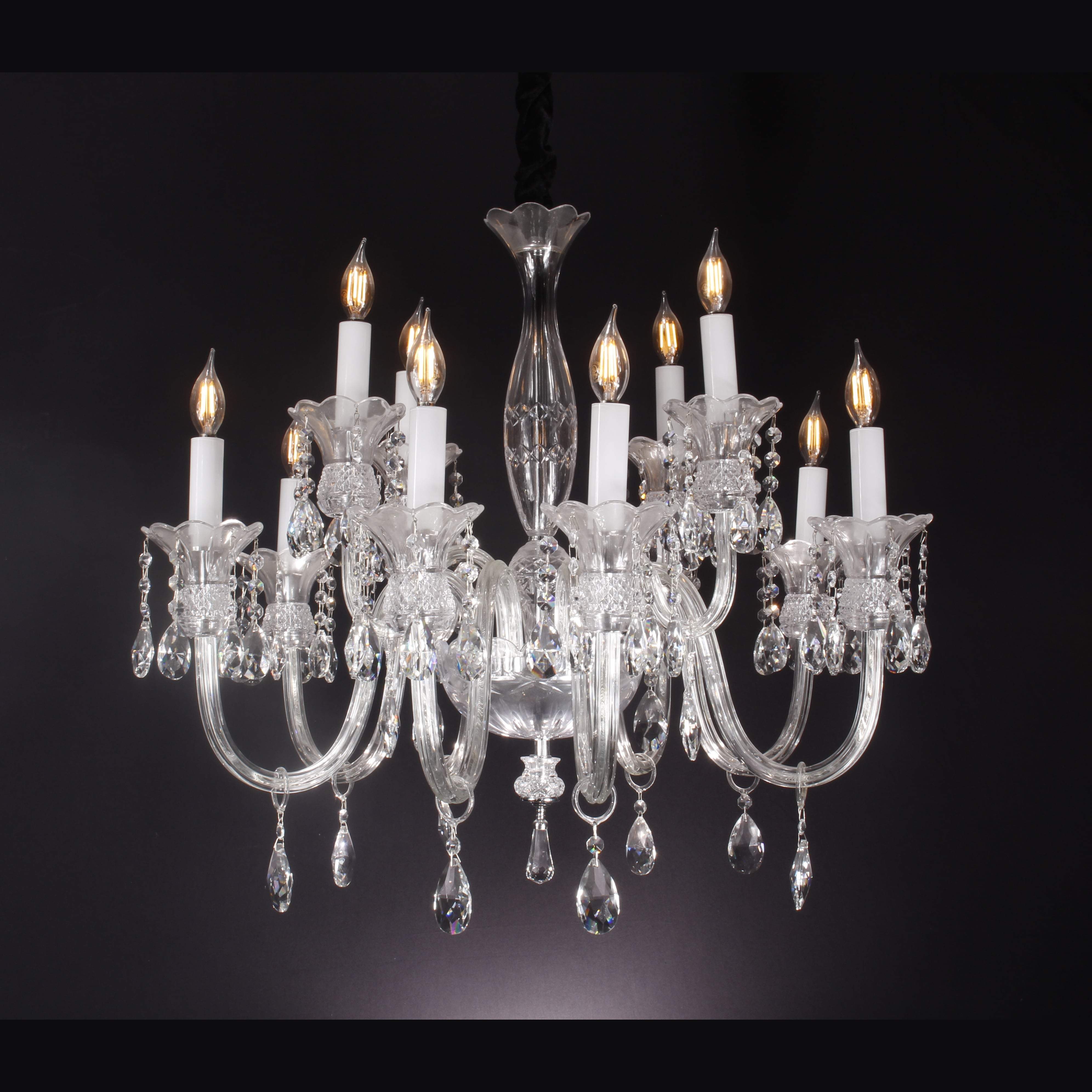 Scala Crystal 12 Light Chandelier - Italian Concept