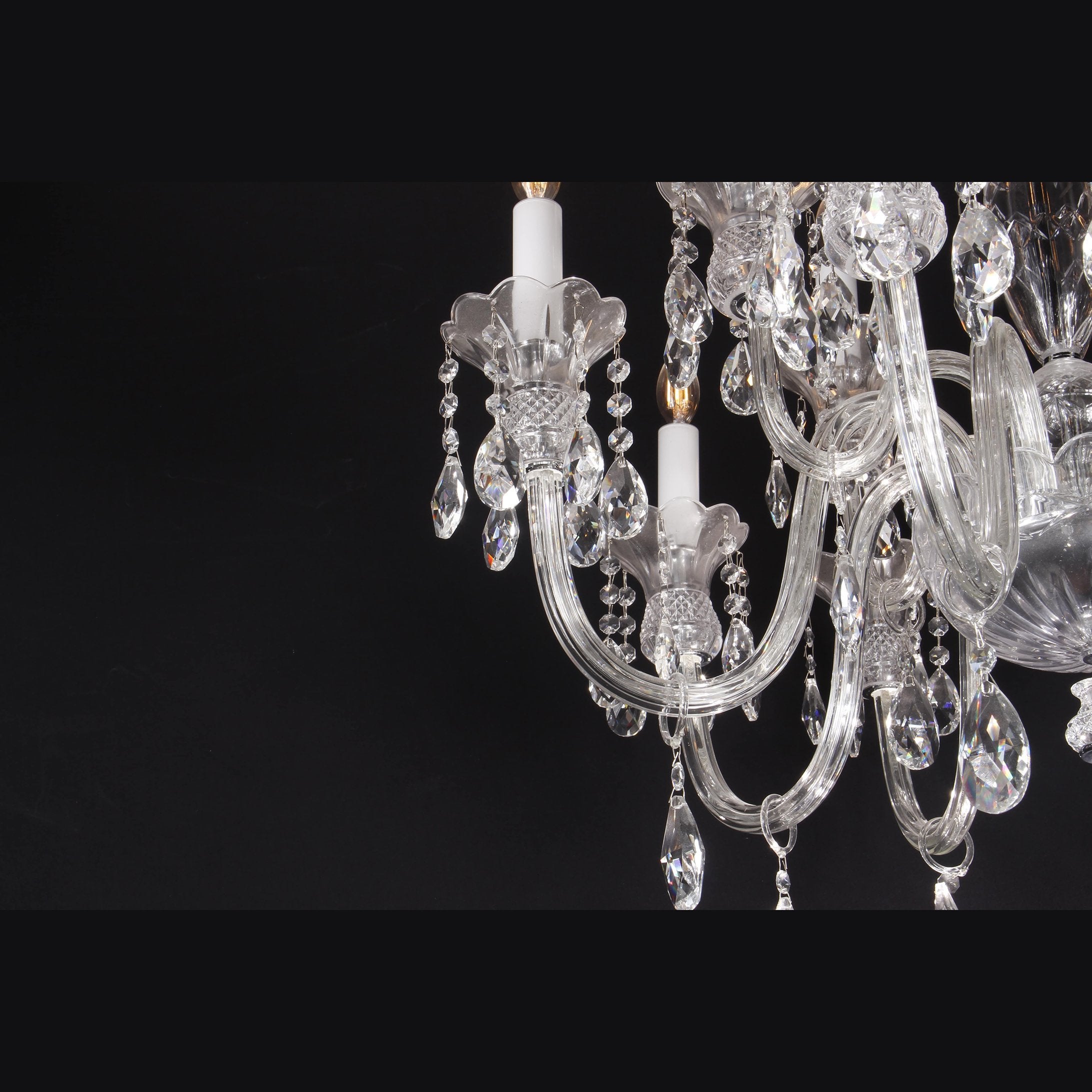 Scala Crystal 12 Light Chandelier - Italian Concept
