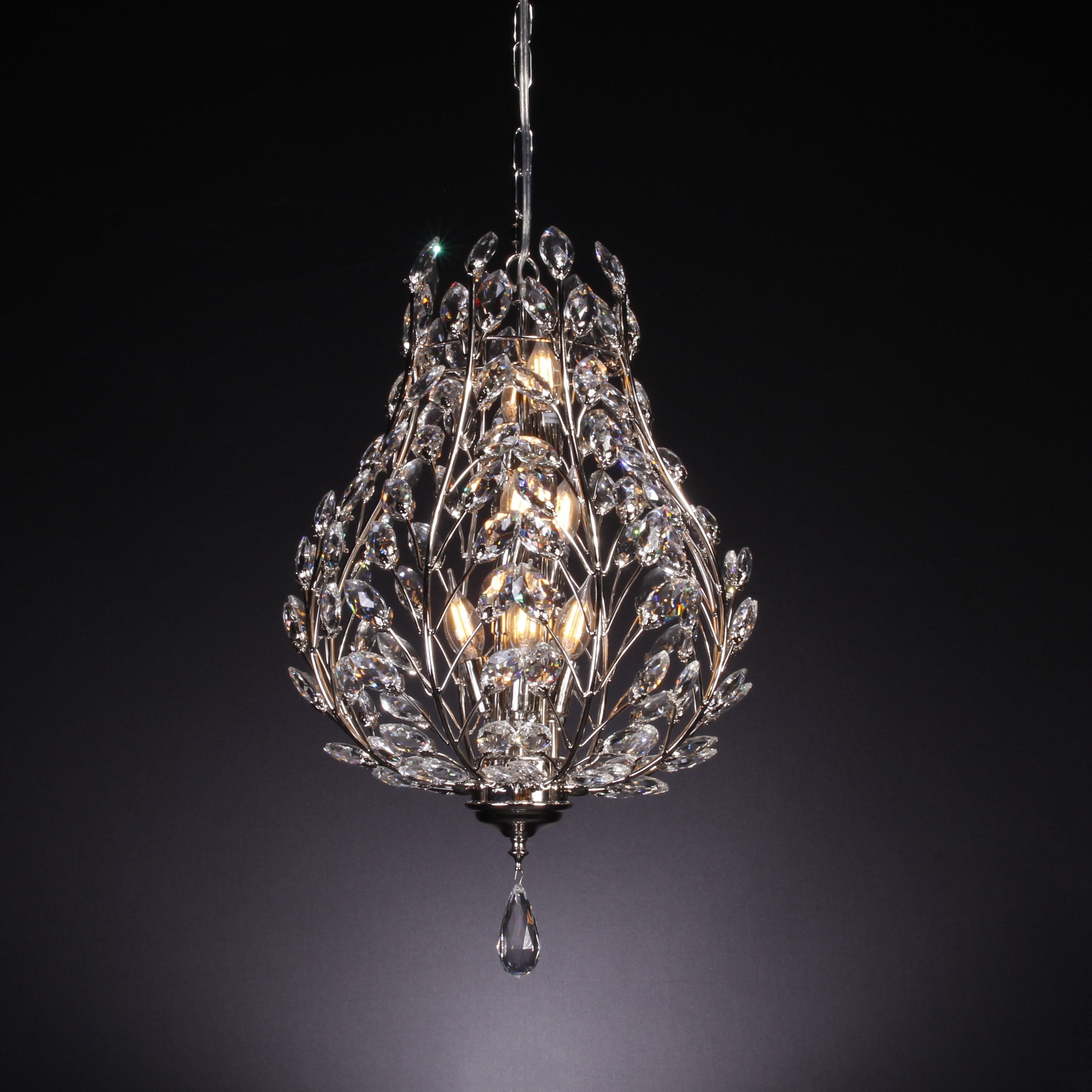 Roux Crystal Leaf Chandelier - Italian Concept