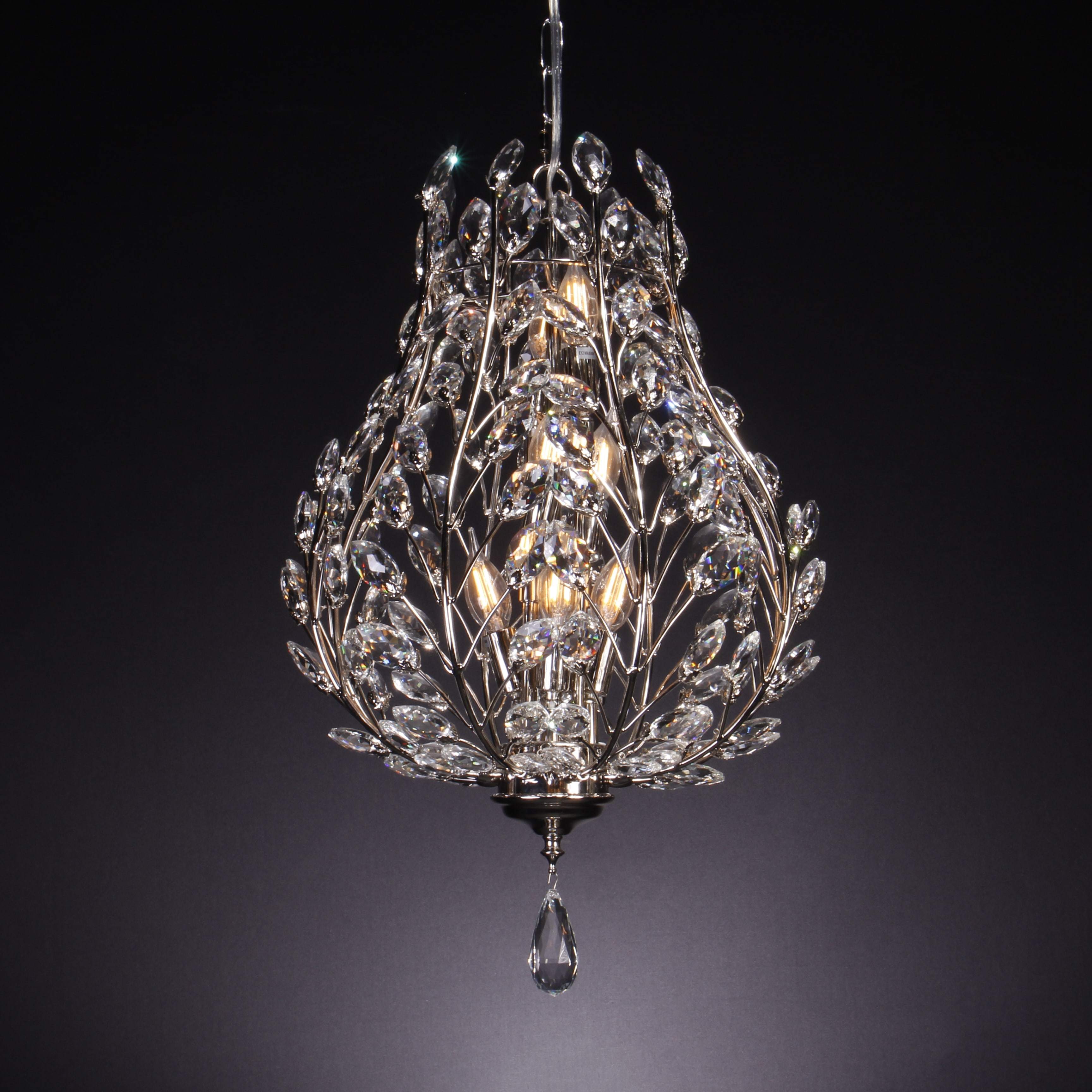 Roux Crystal Leaf Chandelier - Italian Concept