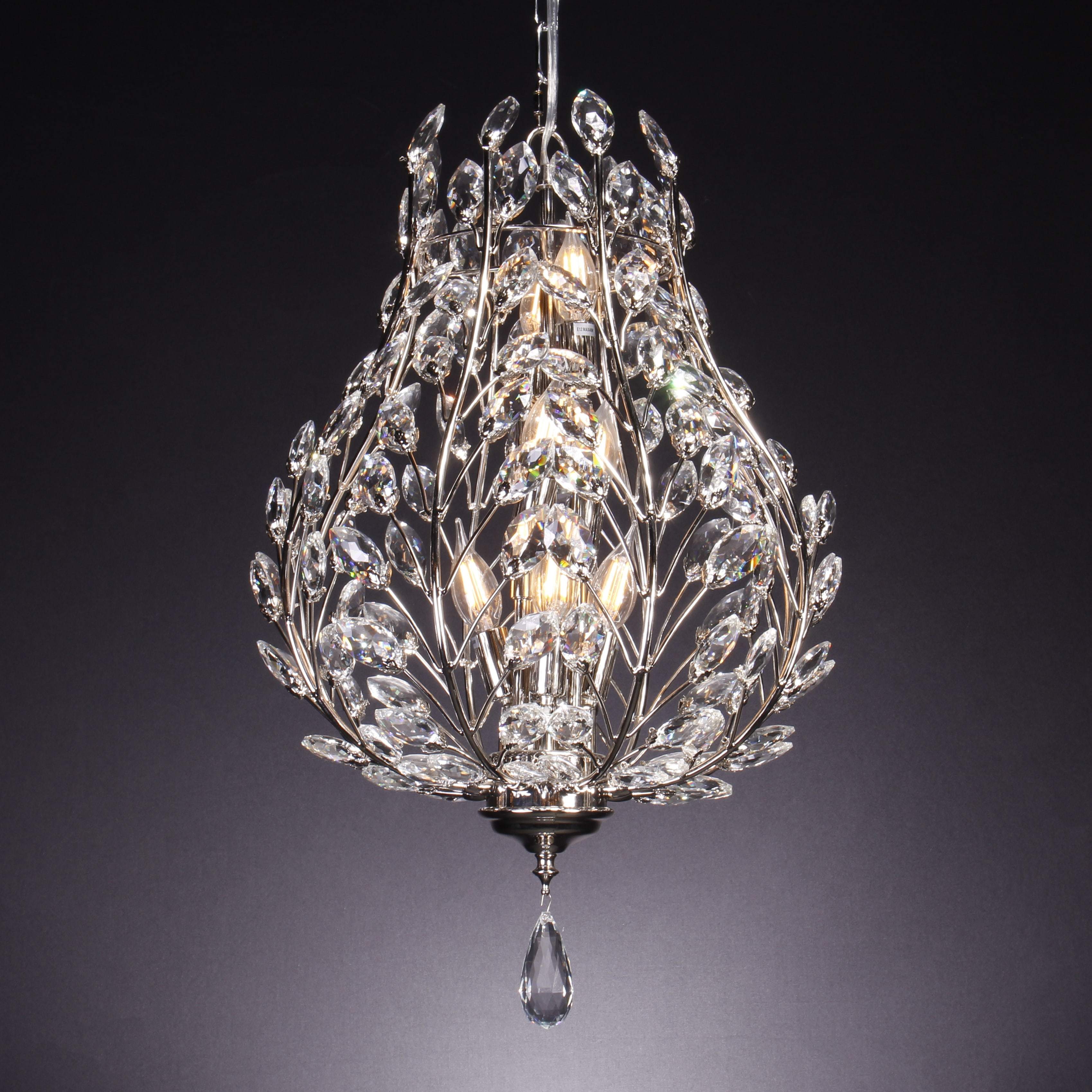 Roux Crystal Leaf Chandelier - Italian Concept