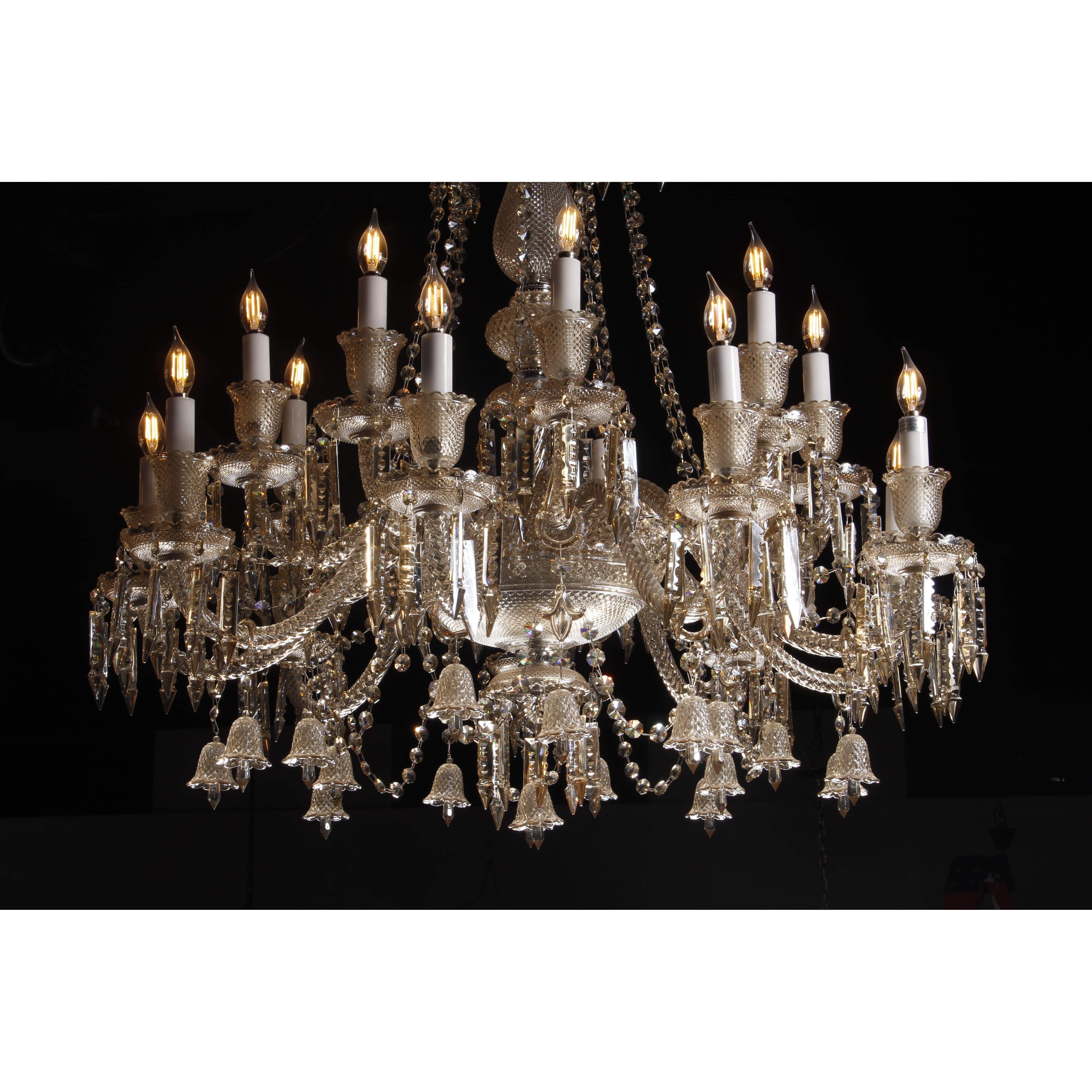 36 Light Antoinette Crystal Chandelier - Italian Concept - 