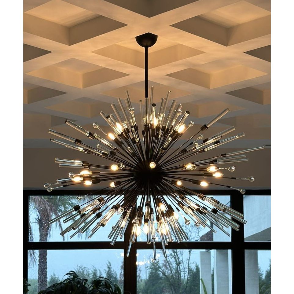 18 light hot sale starburst chandelier