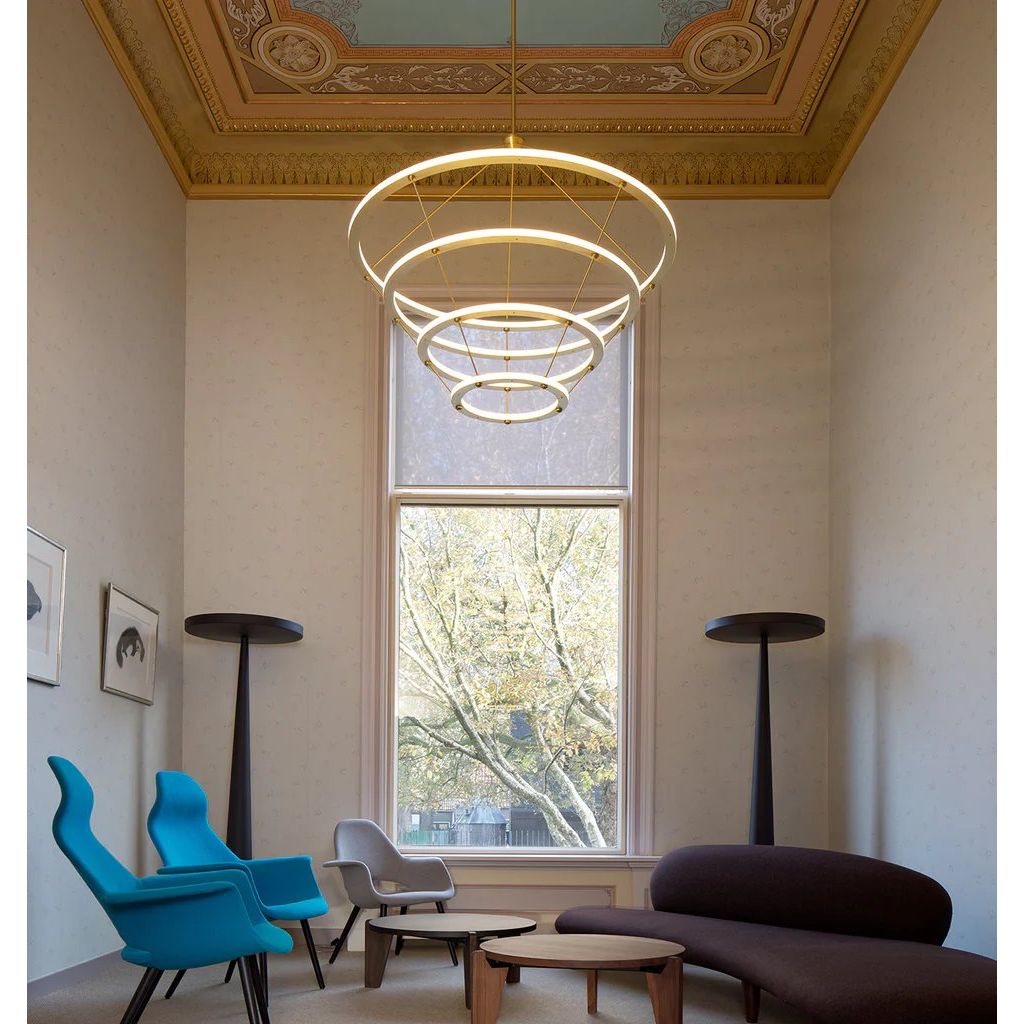 Ogee Arch 4-Ring LED Chandelier - Italian Concept
