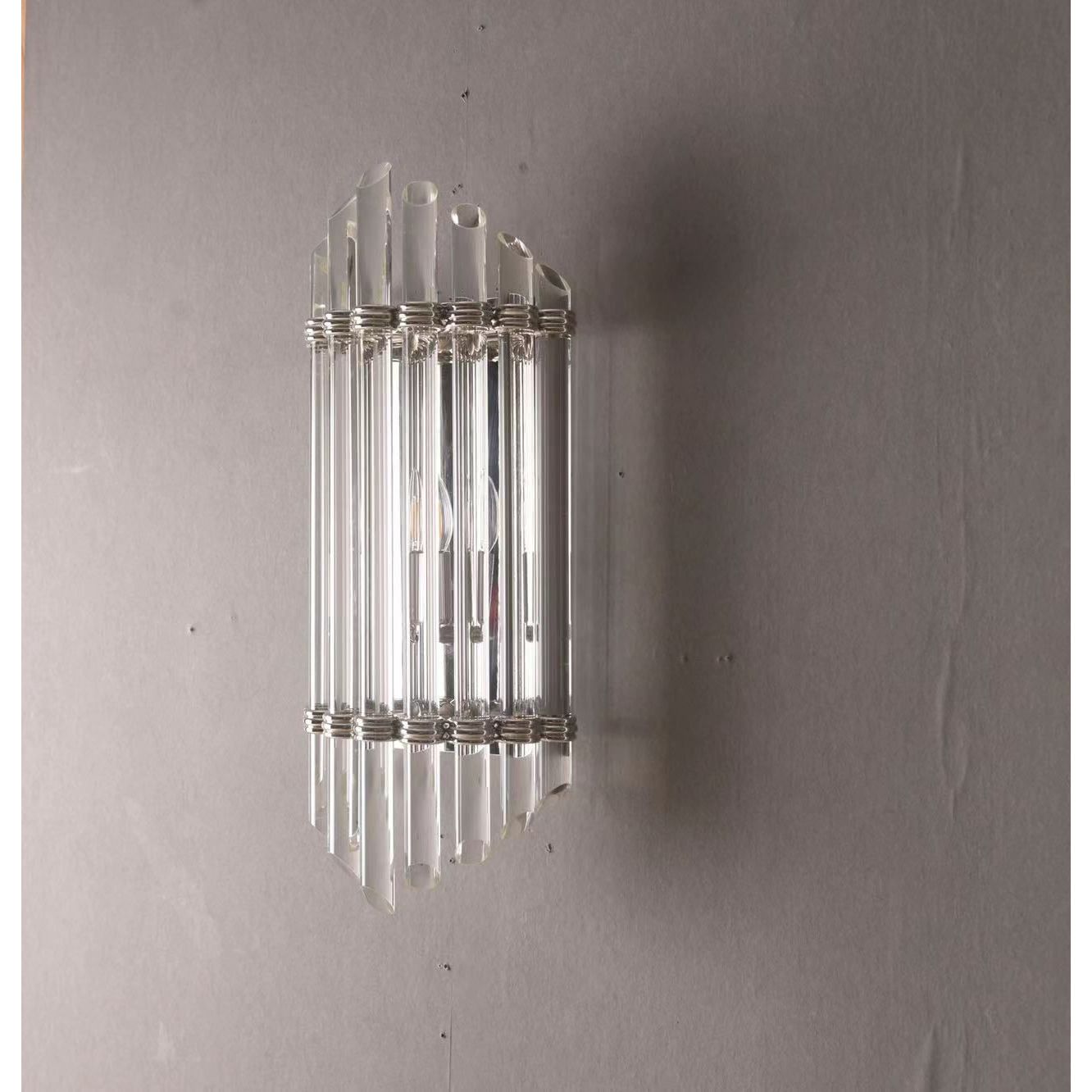 Eminence Tubular Glass Sconce - Italian Concept