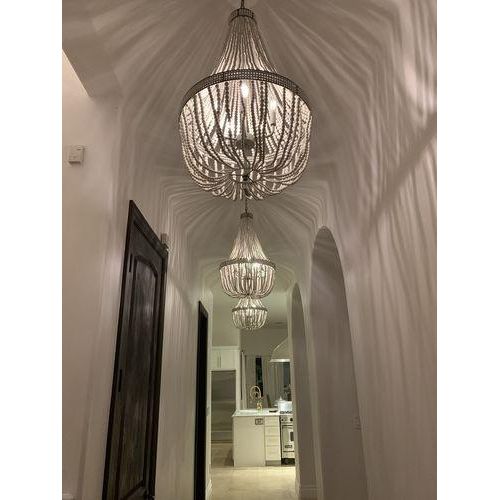 Amele Wood Beaded Chandelier - Italian Concept